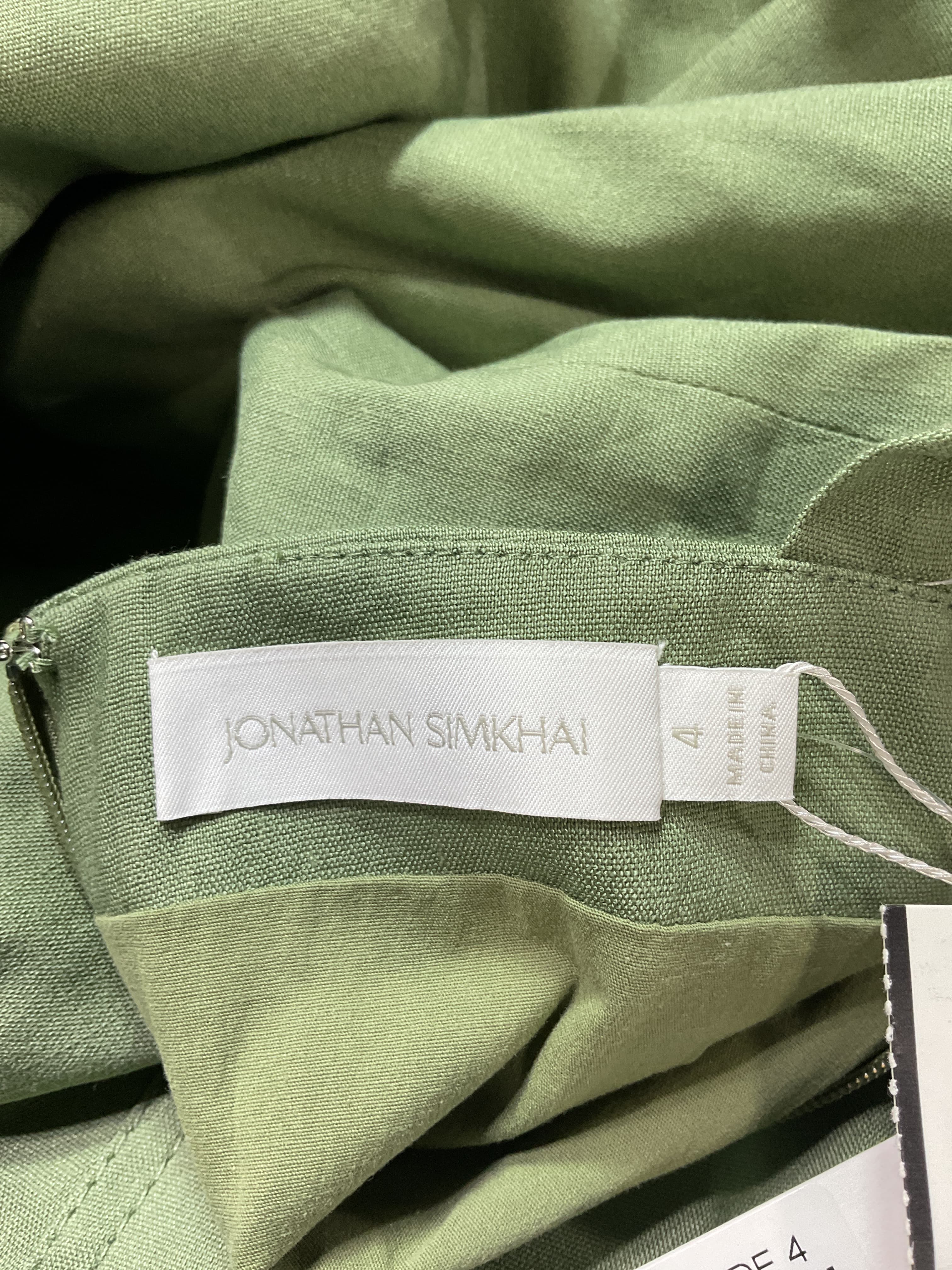 Lora Mini Dress In Verde - Image 4