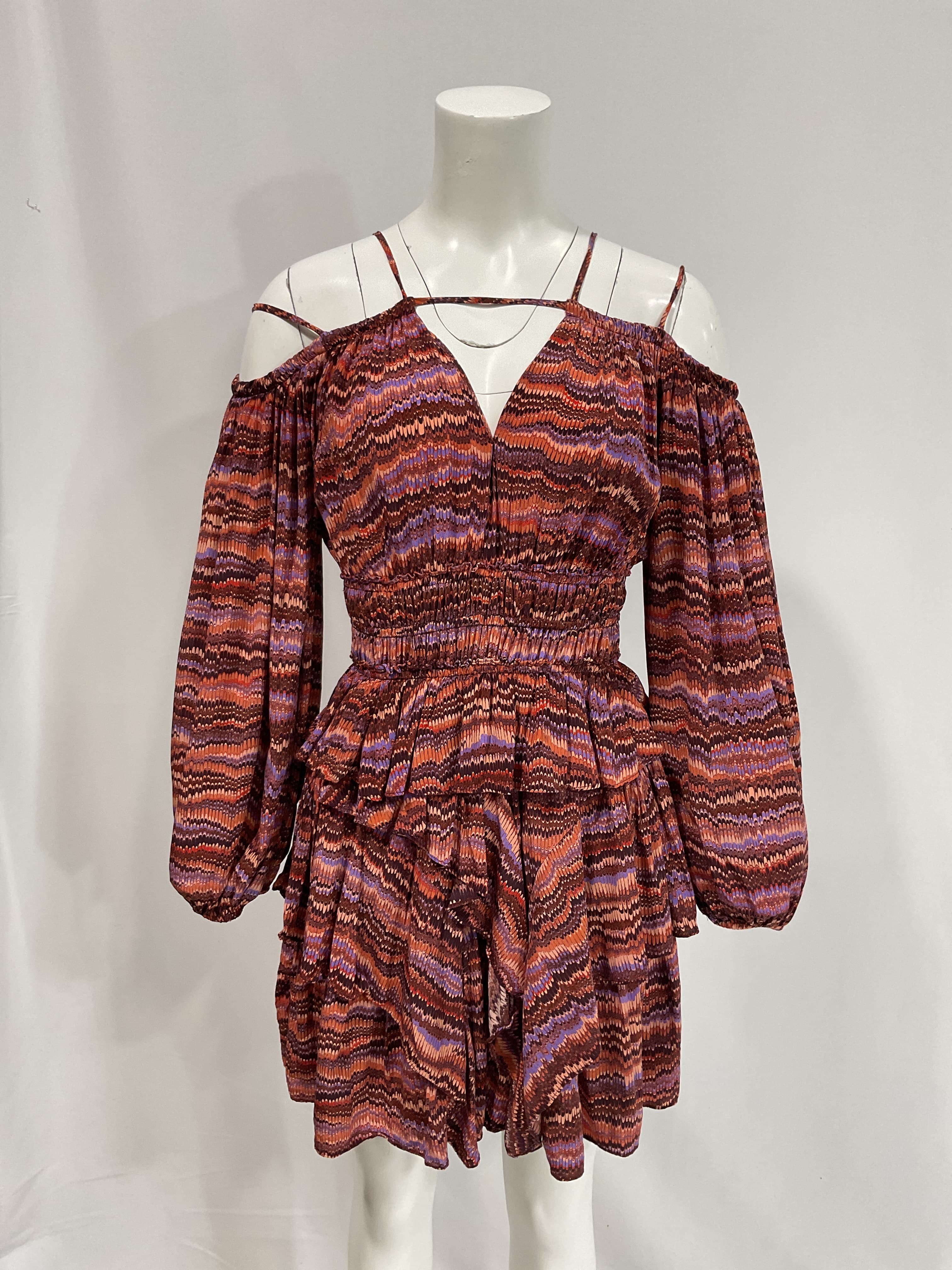 Silvia Dress In Purple Sapphire - Image 2