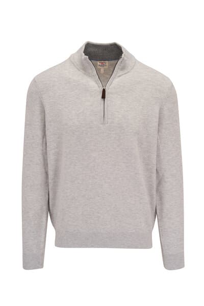 Jackson Ivory Ice Heather Quarter Zip Pullover - Image 1