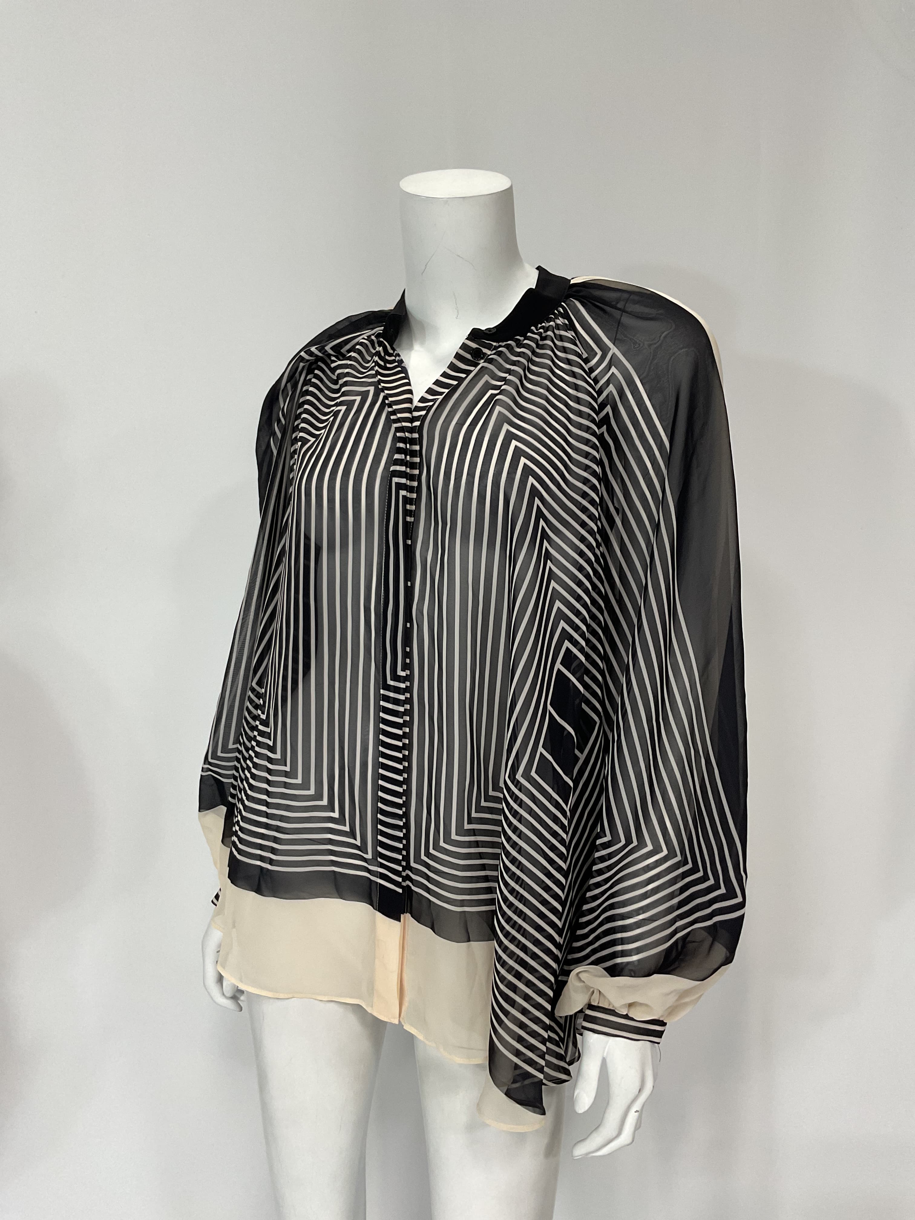 Charli Stripe Split Sleeve Top - Image 2