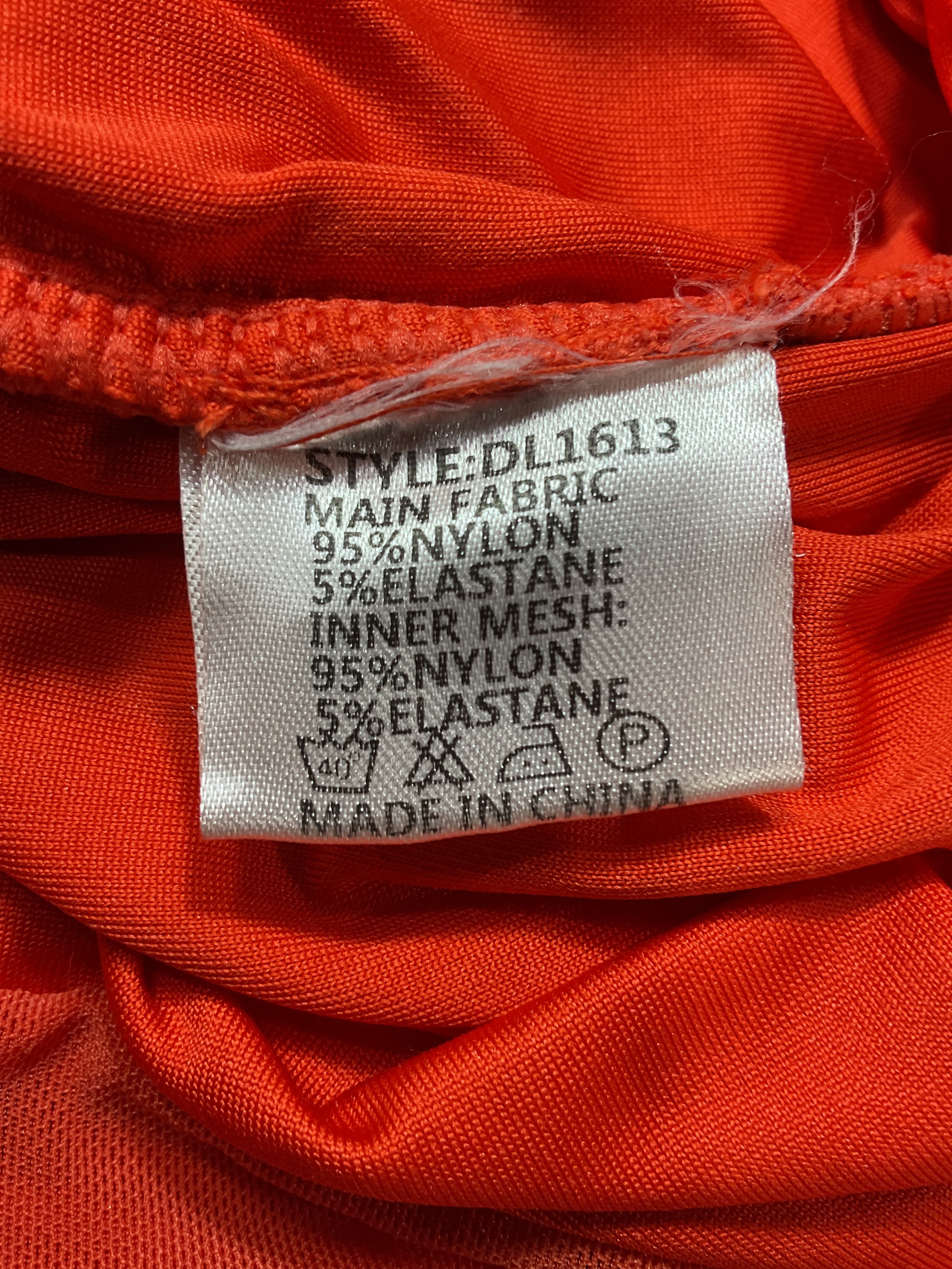 Aria Dress In Orange - Image 4