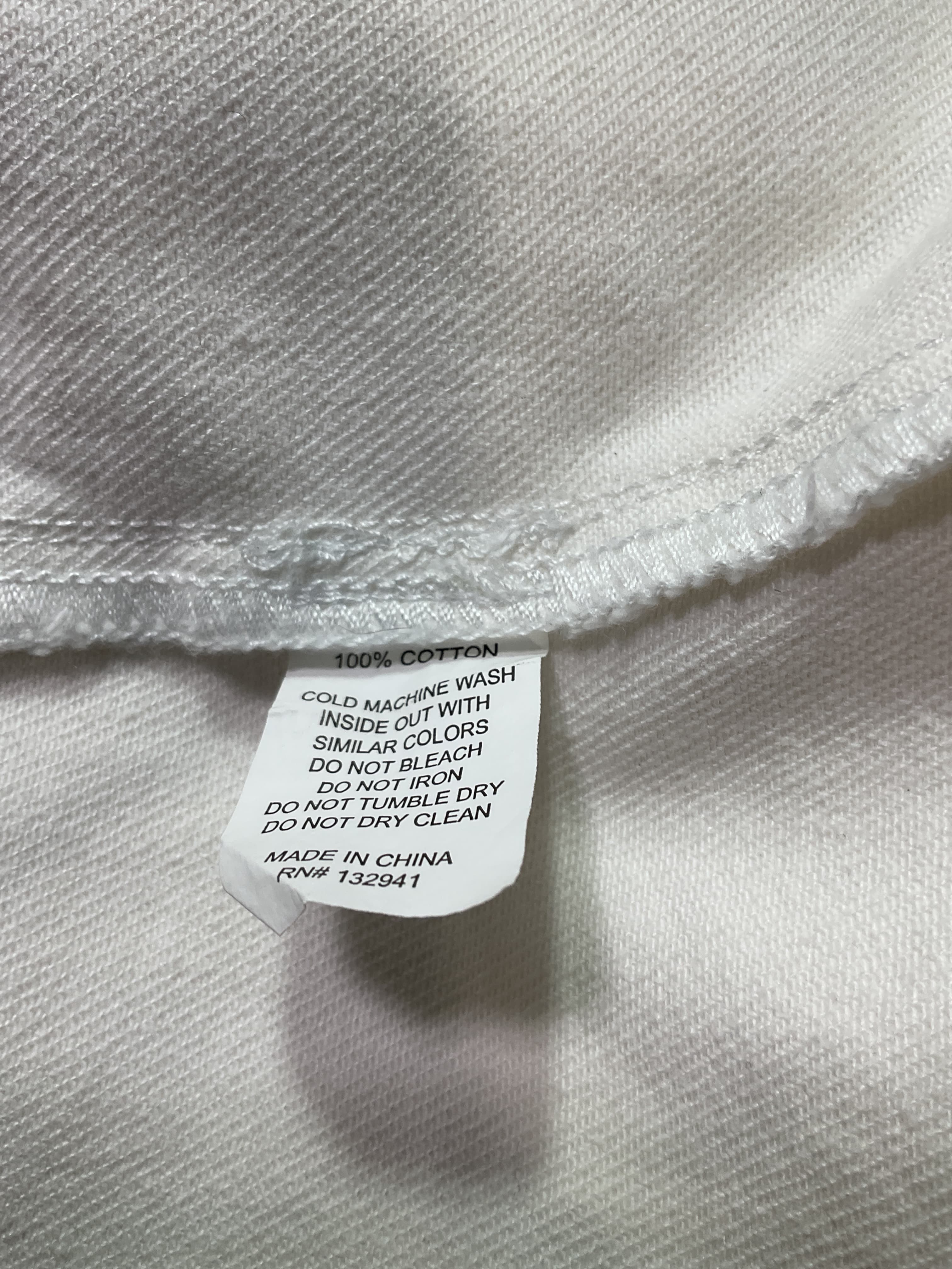 Dale Denim Skort In White - Image 3