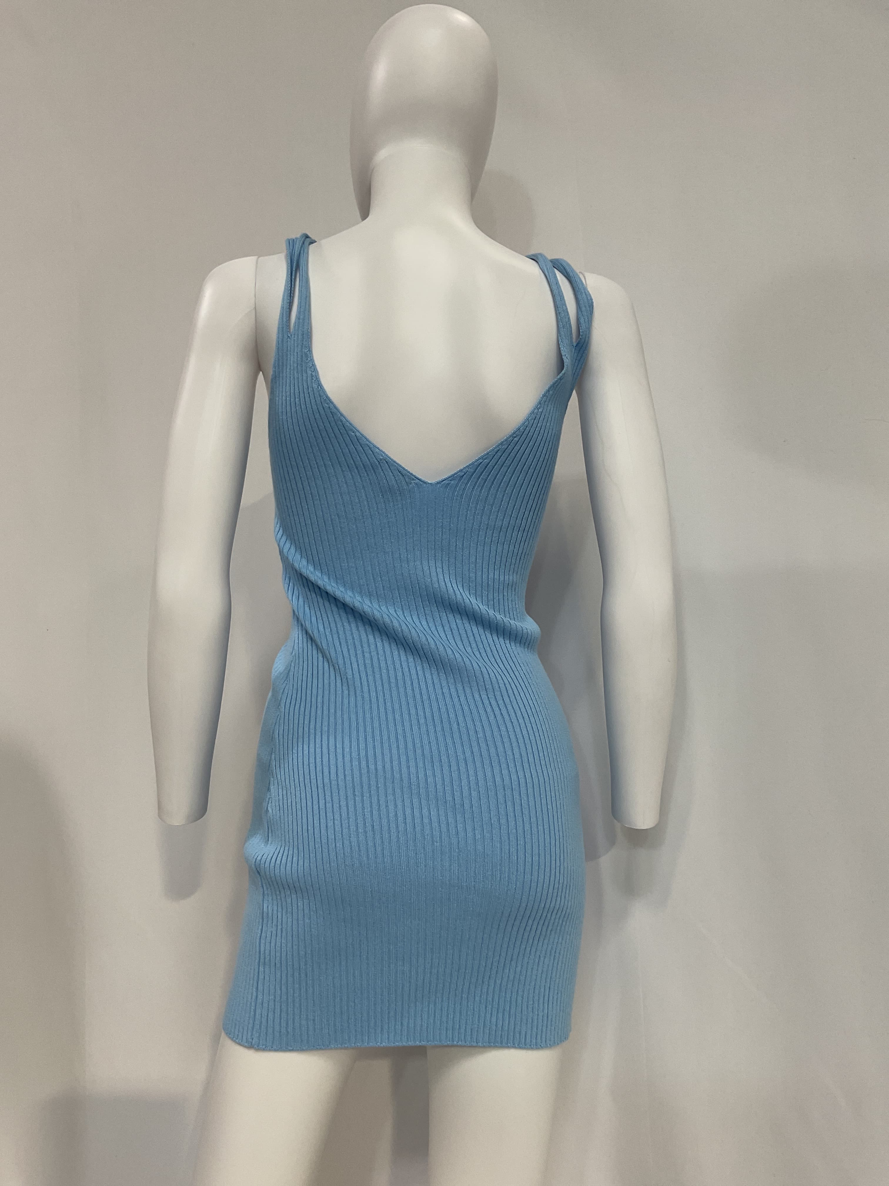 Yara Dress In Sky Blue - Image 2