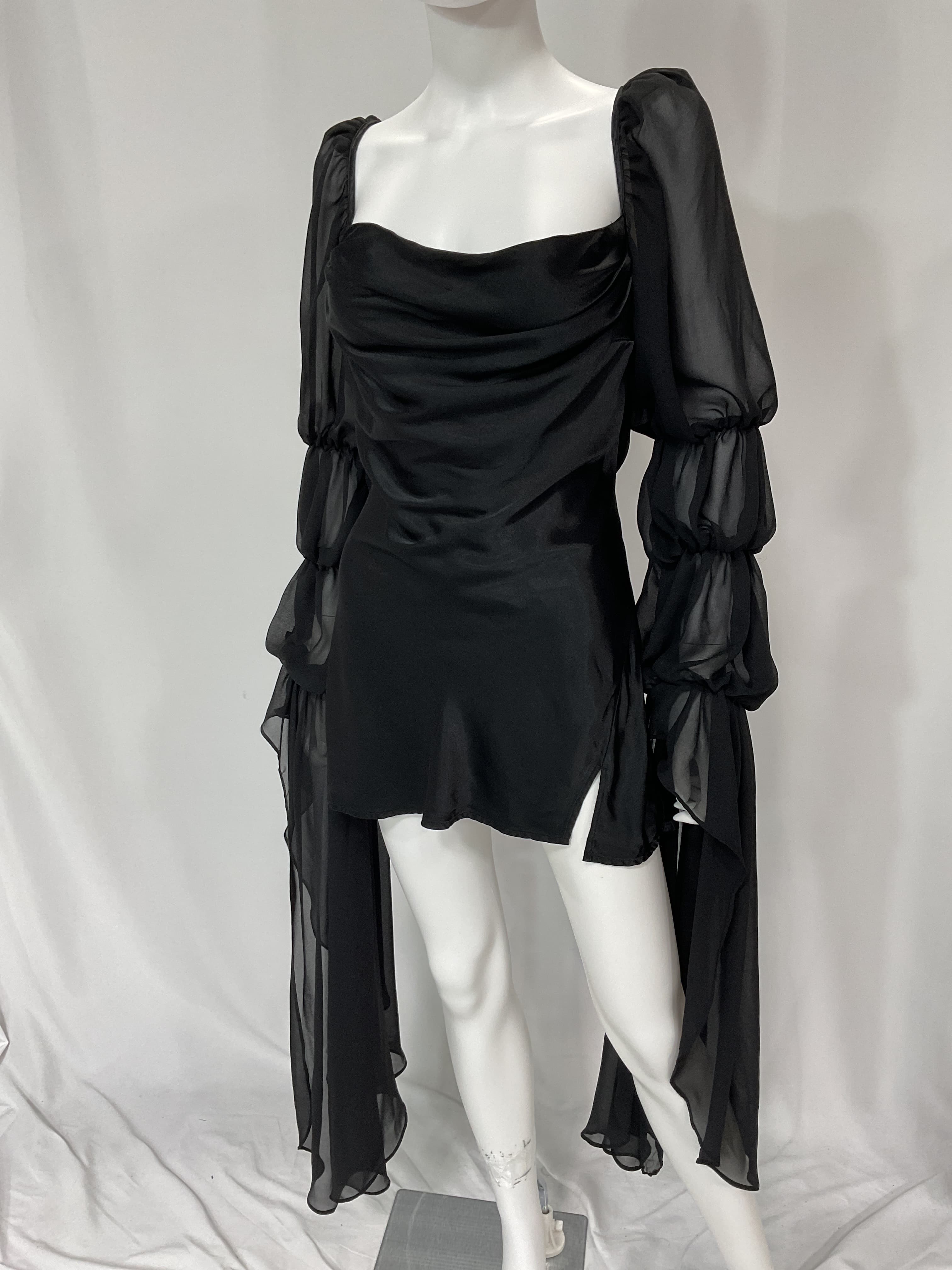 For Love & Lemons X Revolve Mini Willow Dress In Black - Image 3