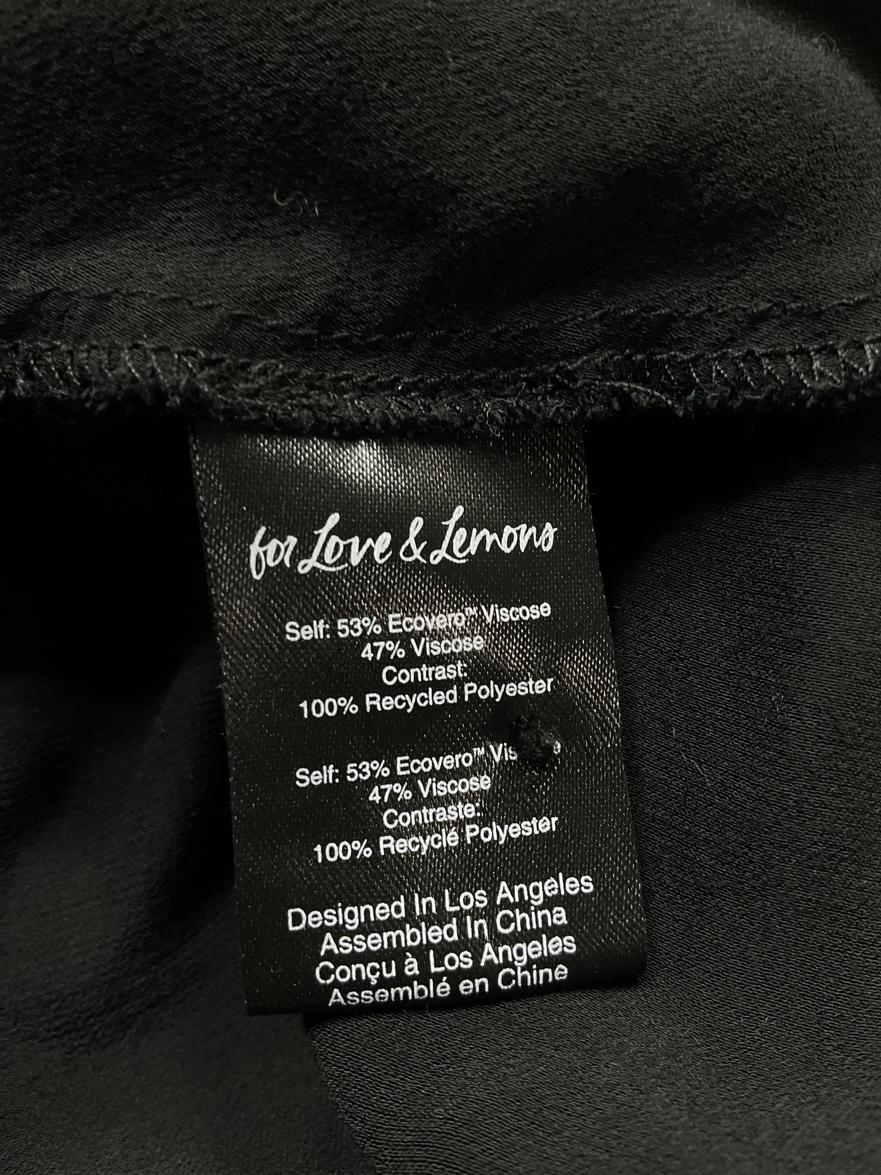For Love & Lemons X Revolve Mini Willow Dress In Black - Image 4