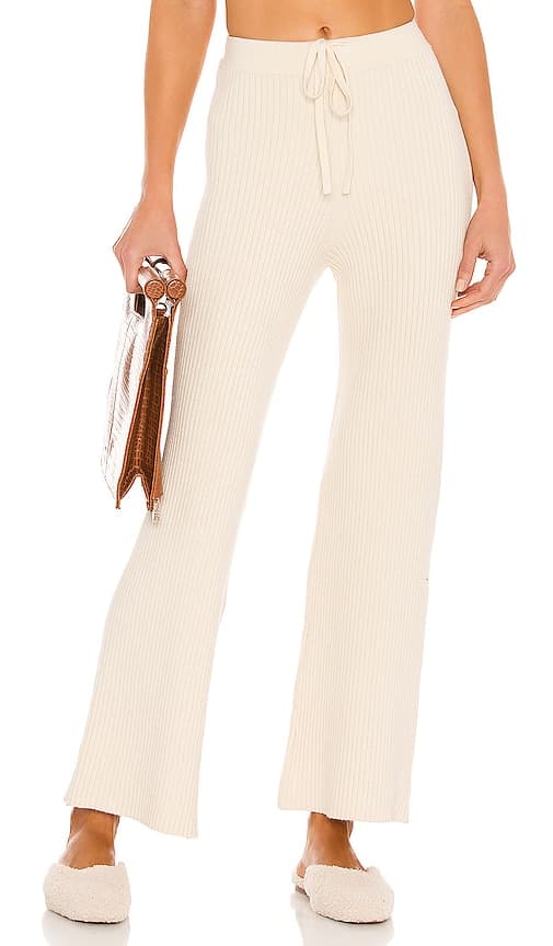 Inca Pant In Ivory - Image 1