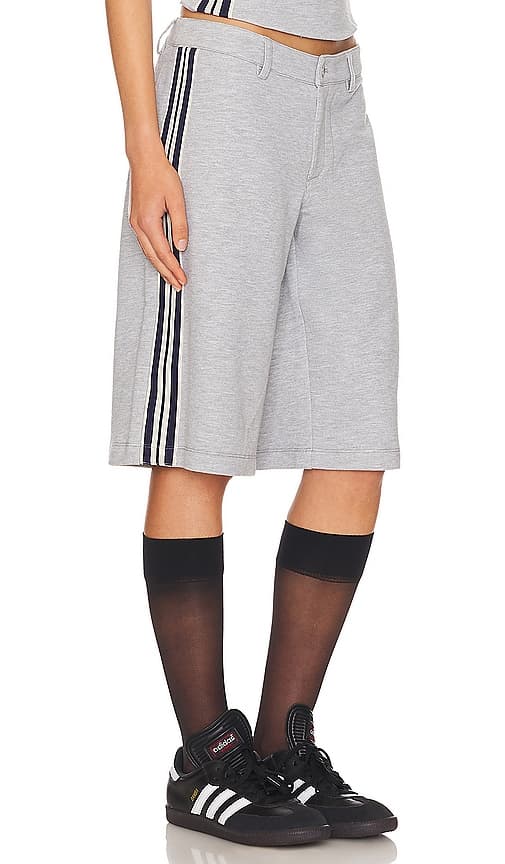 Dune Short In Heathered Gray - Image 1
