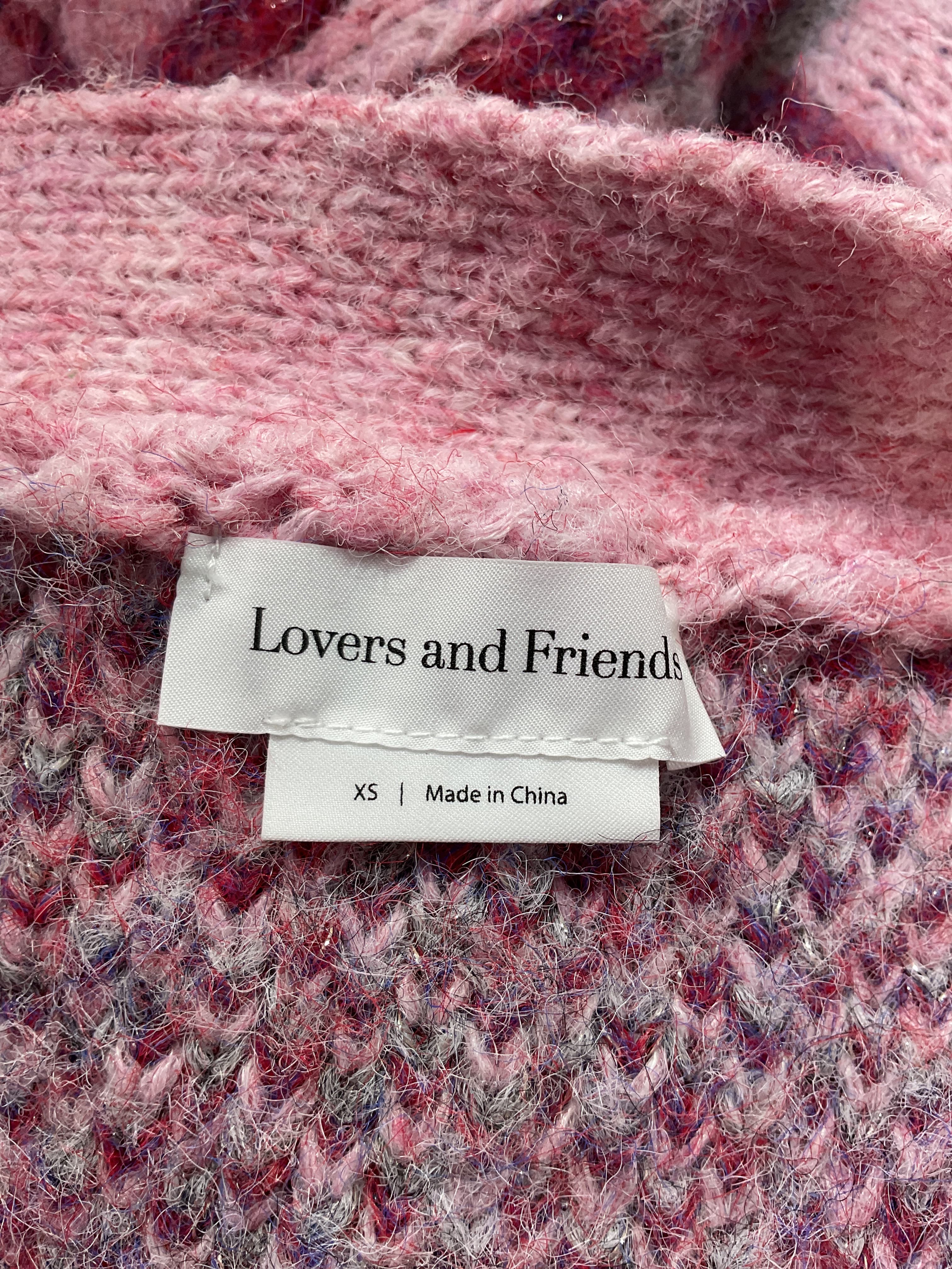 Damia Plaid Cardigan In Pink Plaid - Image 4