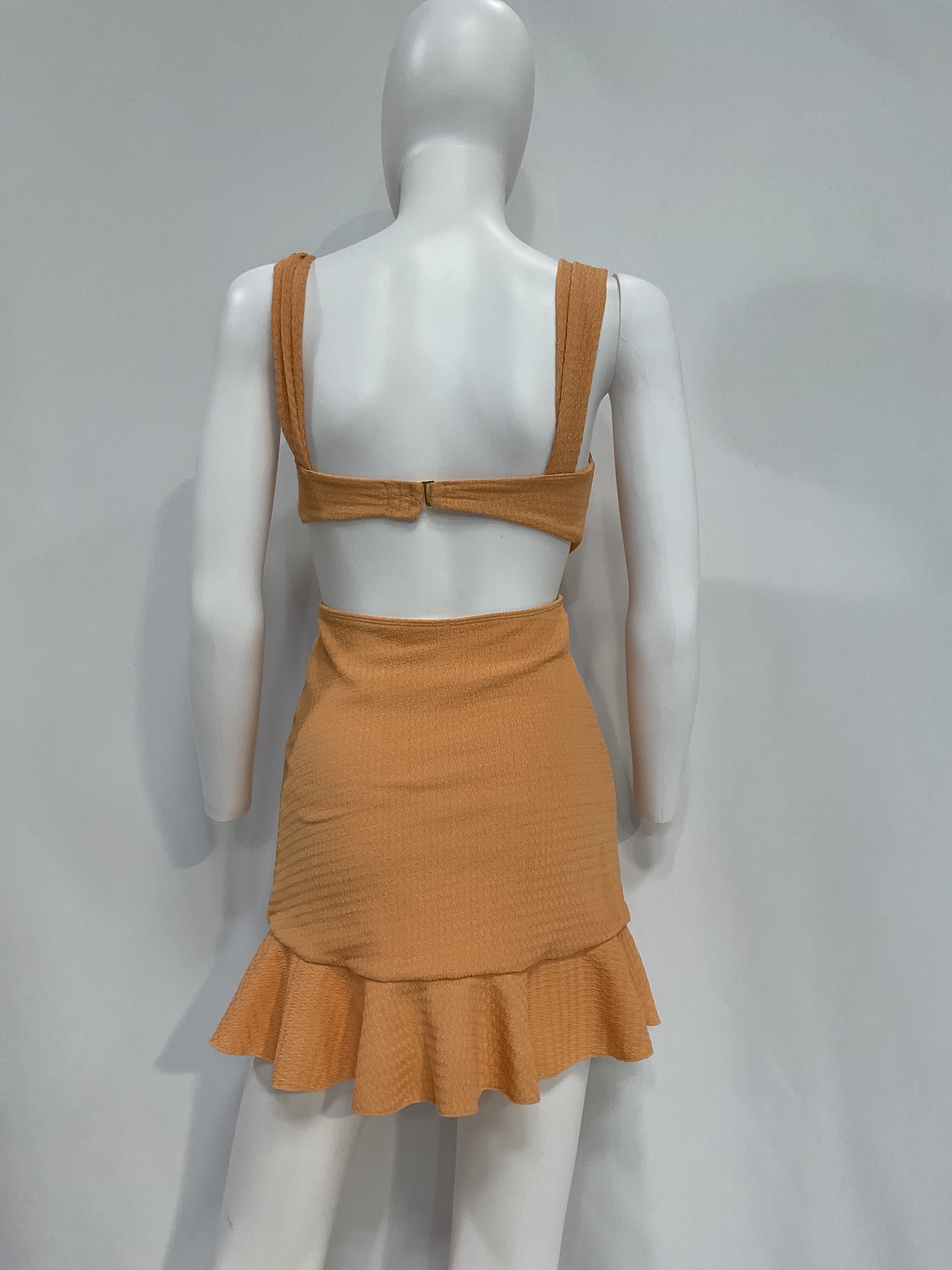 Sun Drenched Mini Dress In Orange - Image 2