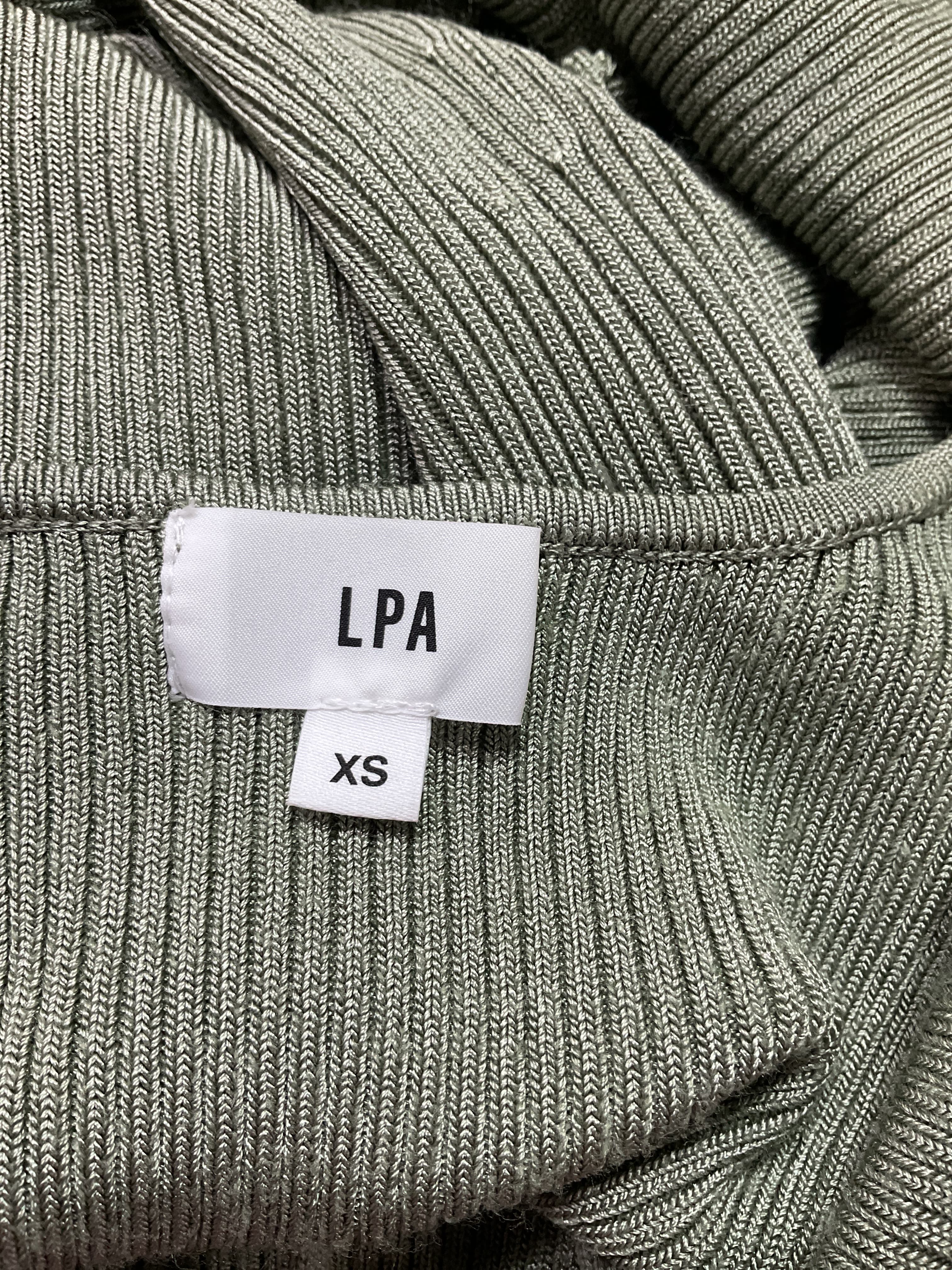 Karter Knit Midi Dress In Sage - Image 3