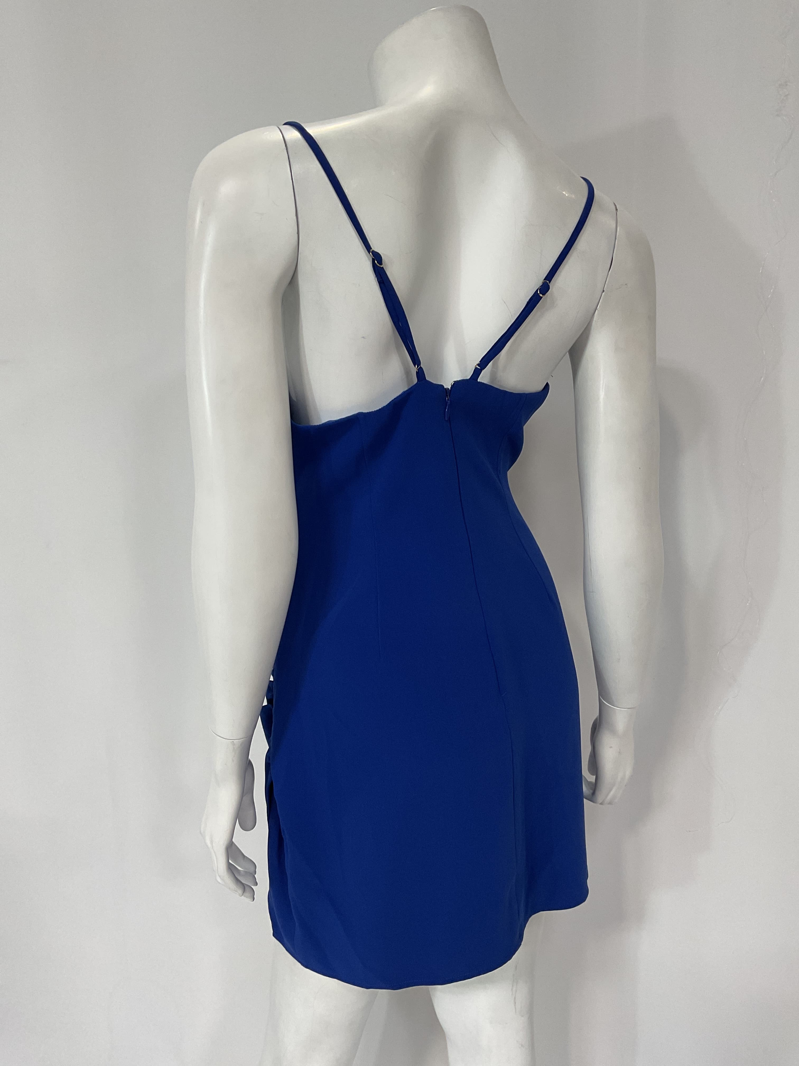 Yara Mini Dress In Cobalt - Image 3