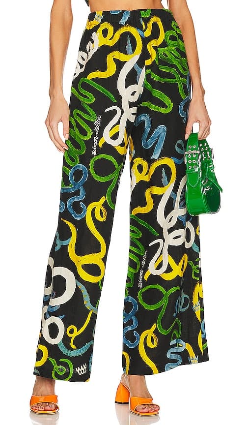 Veda Pant In Snake Pit Print - Image 1