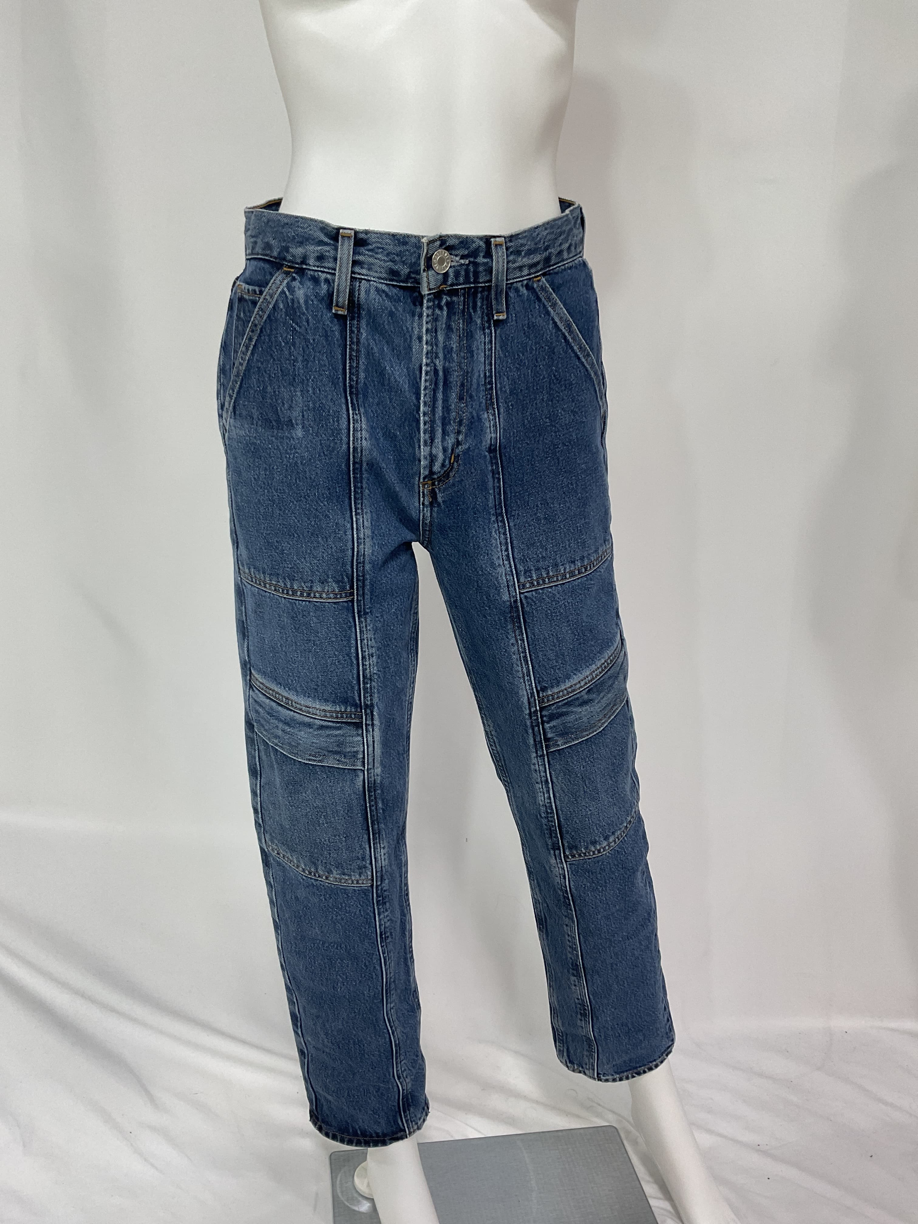 Cooper Cargo High Rise Ankle Straight Jeans - Image 2
