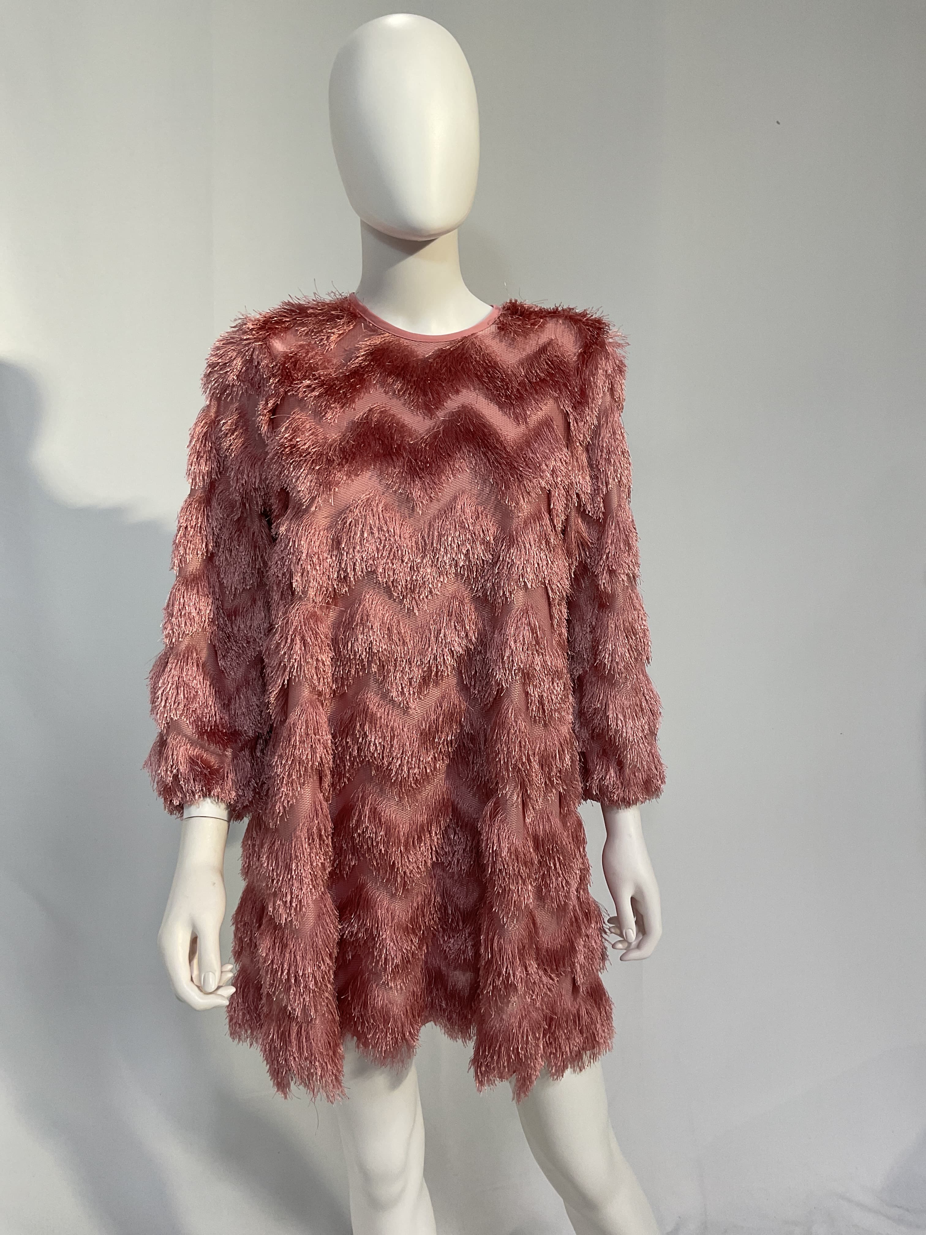 Hutch Fringed Chevron Dress - Image 3