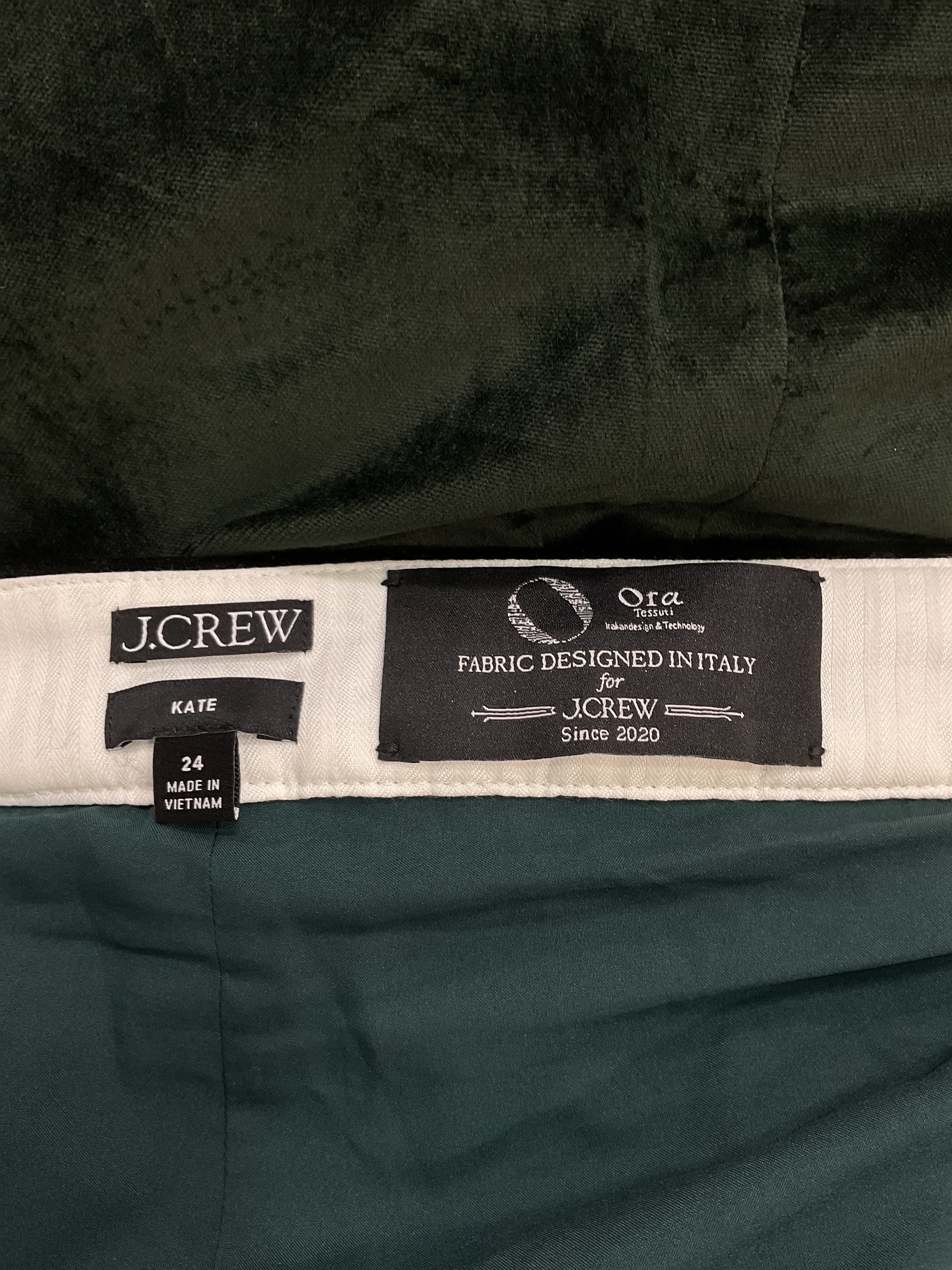 Kate Slim Fit Pant In Velvet - Image 2