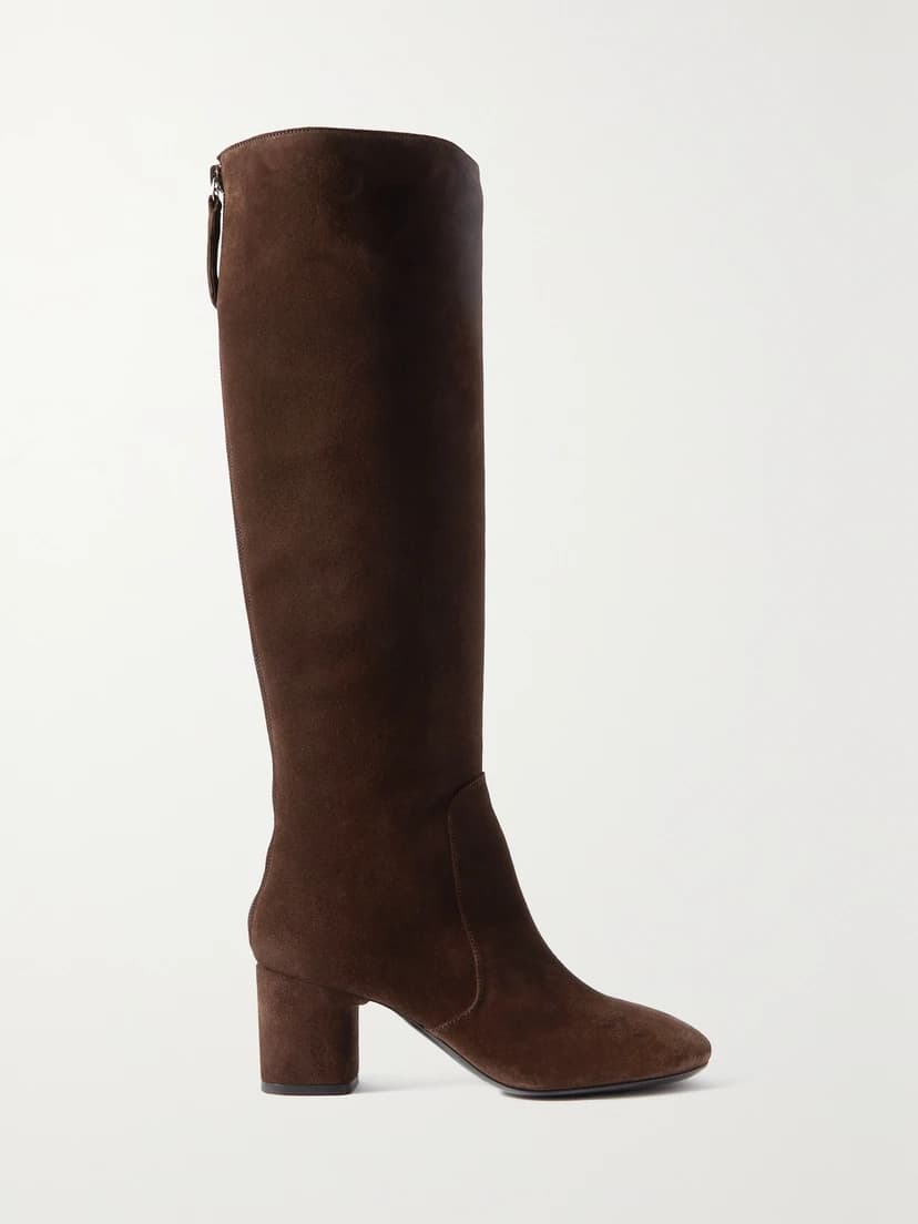 Miller Suede Knee Boots - Image 1
