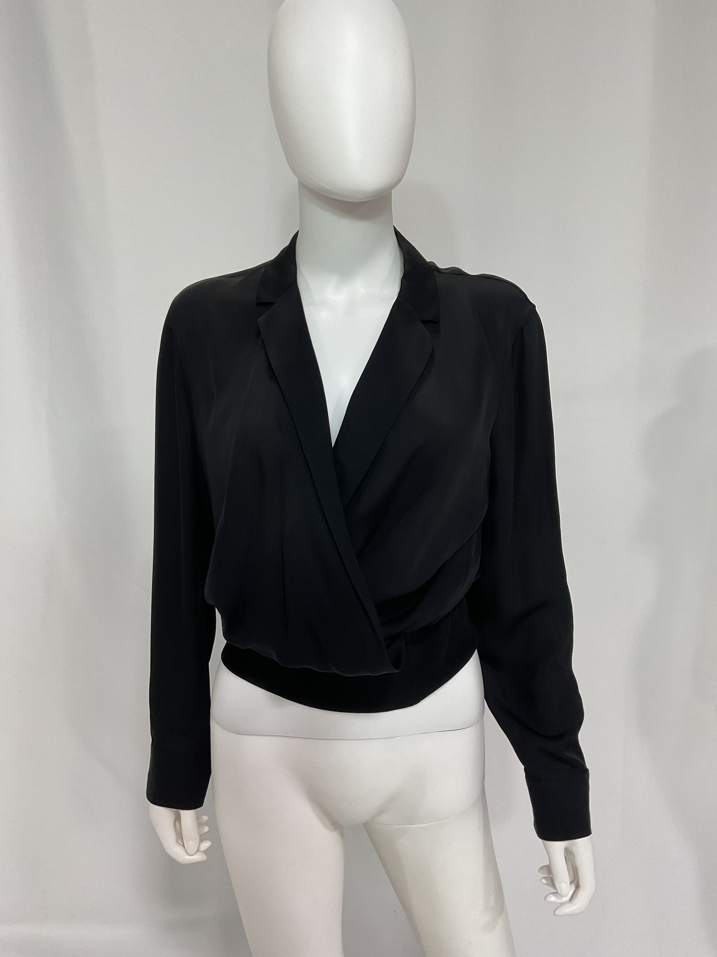 Ls Collared Top Silk - Image 2