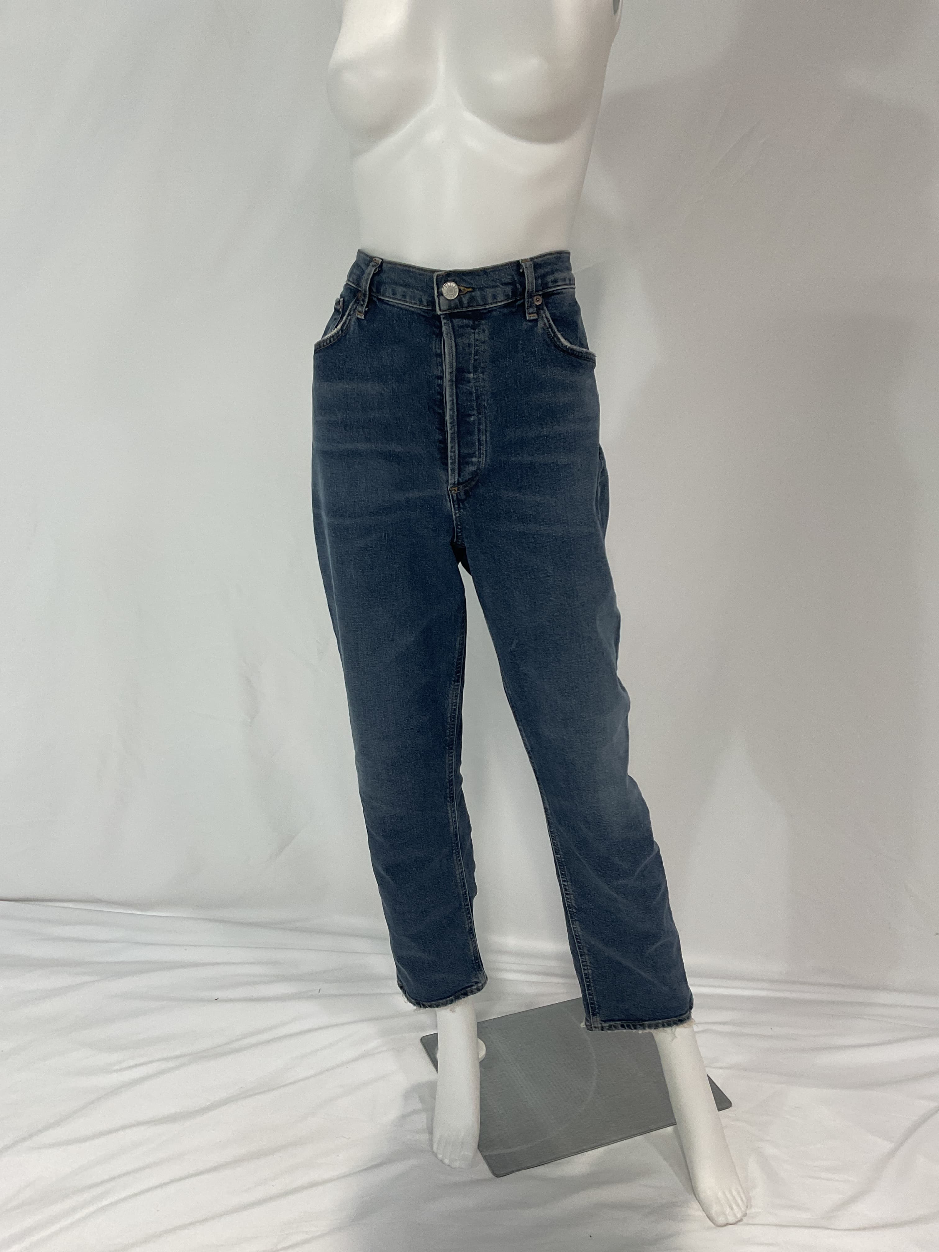 Riley Long High-Rise Straight-Leg Organic Jeans - Image 2