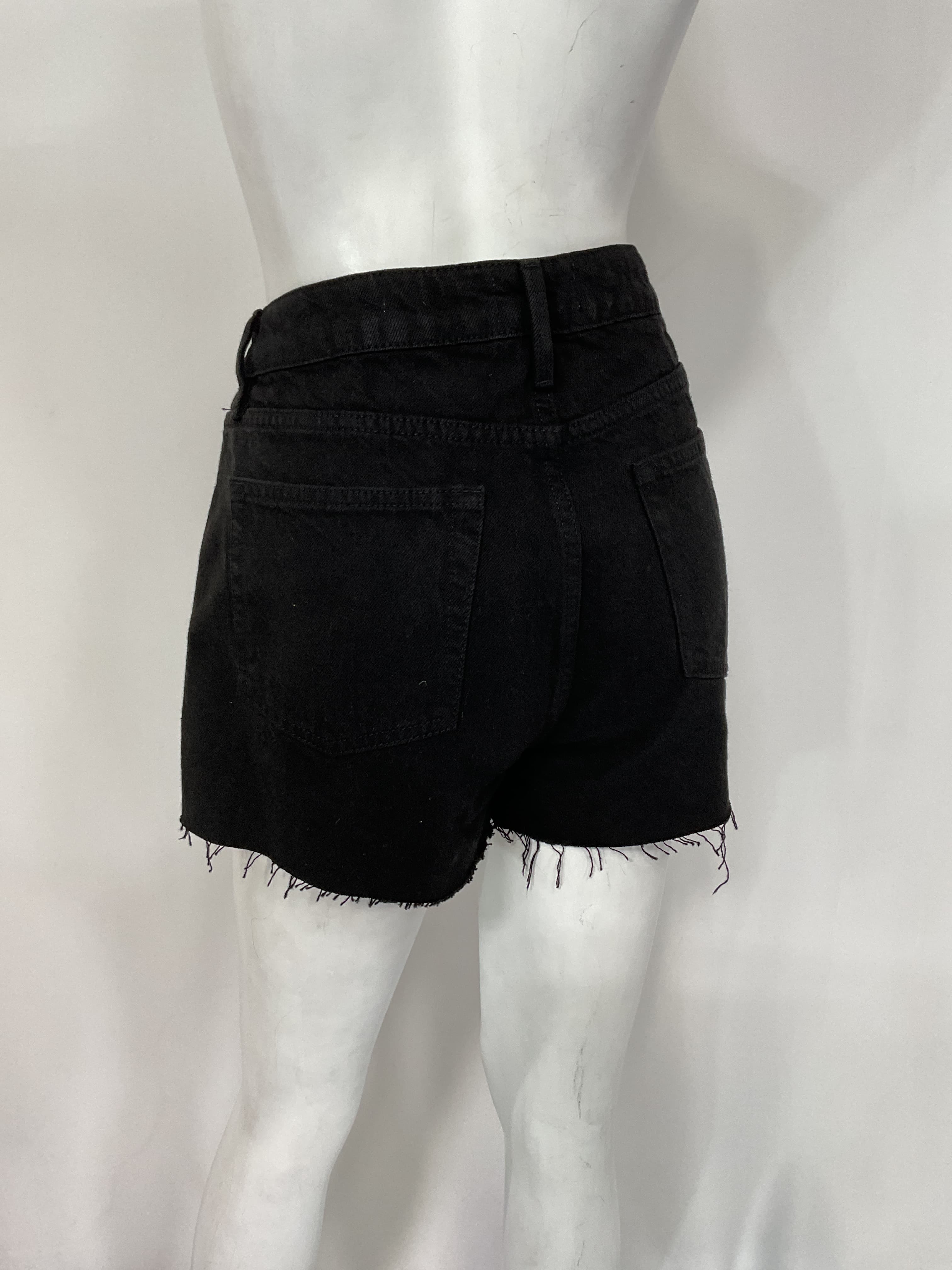 Le Grand Garcon Frayed Denim Shorts - Image 2