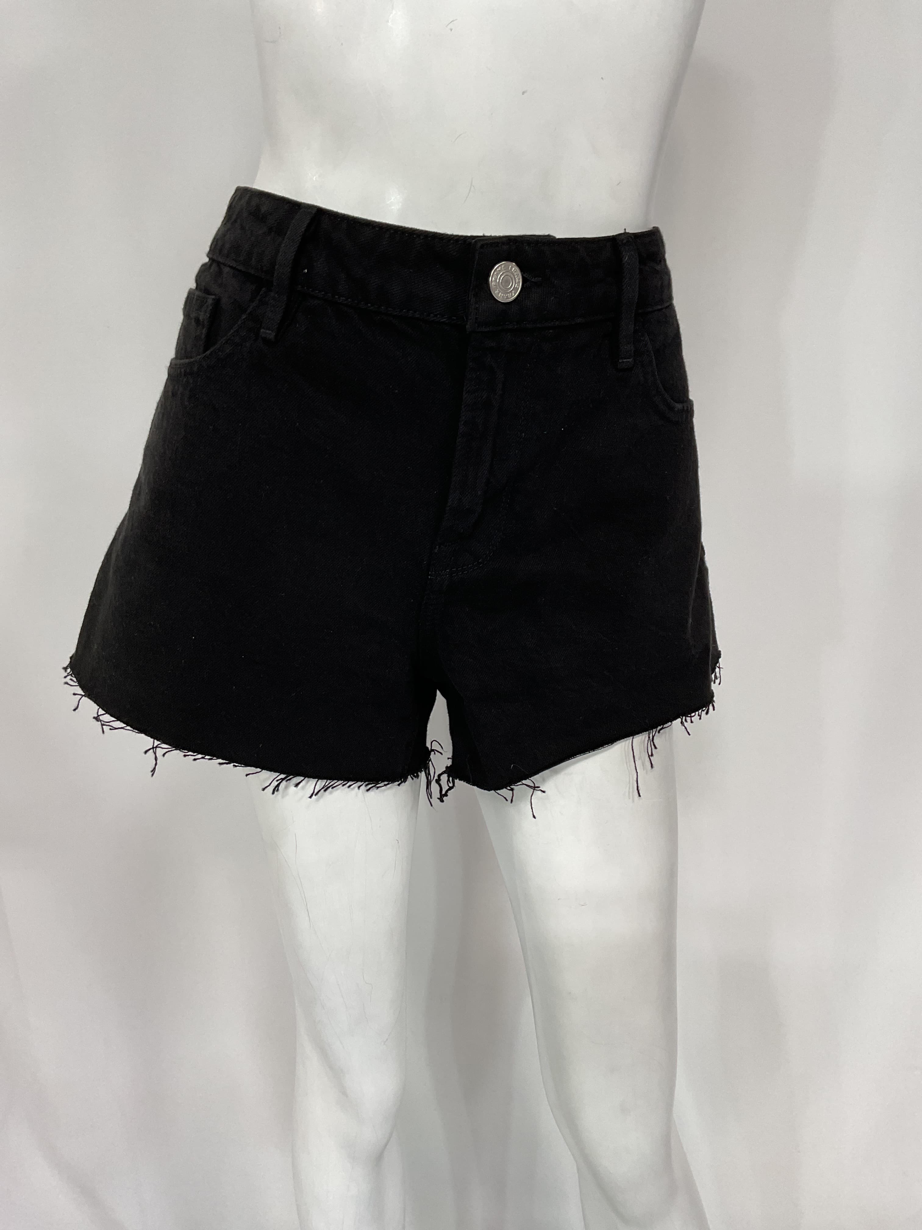 Le Grand Garcon Frayed Denim Shorts - Image 3