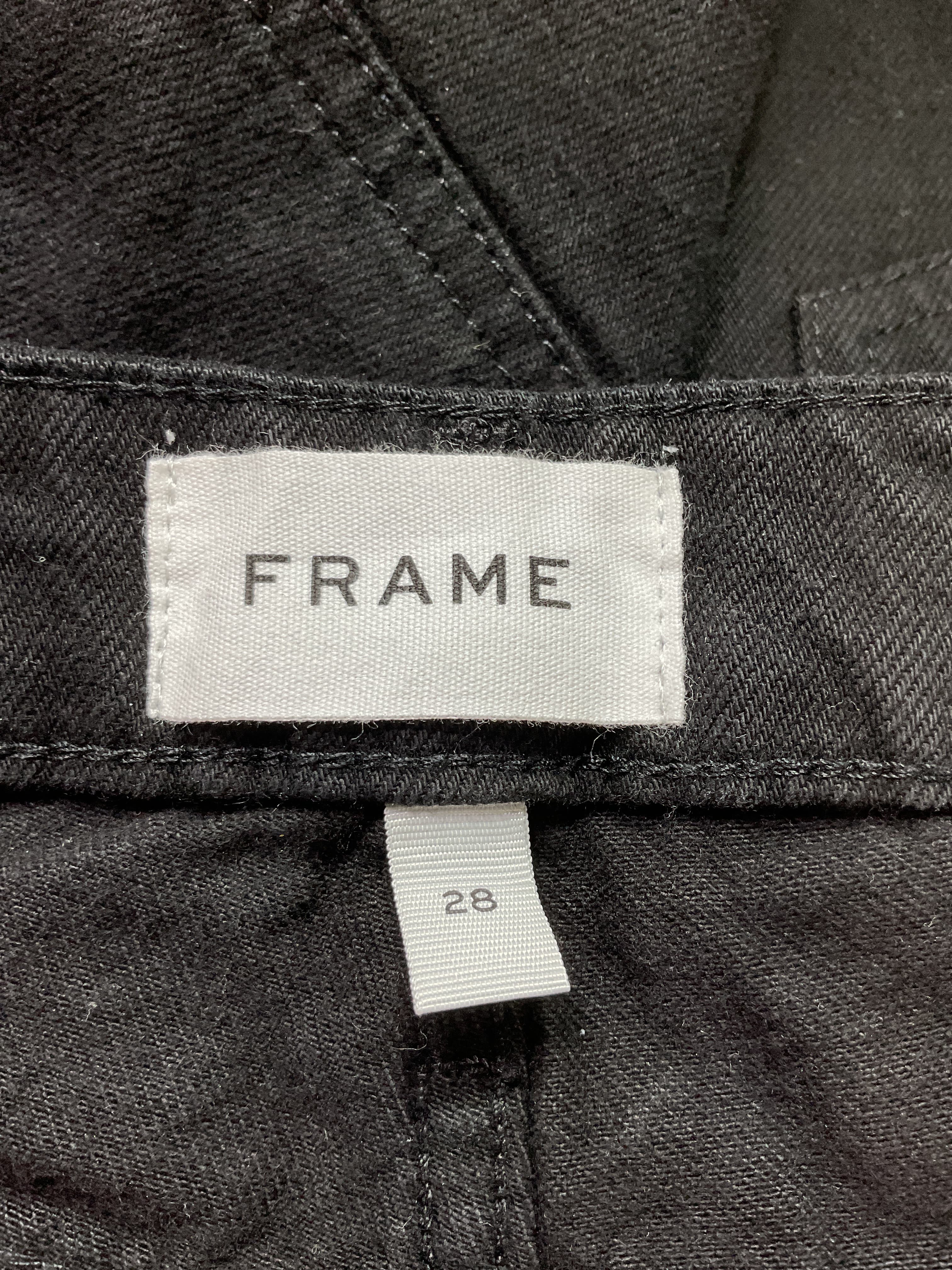 Le Grand Garcon Frayed Denim Shorts - Image 4
