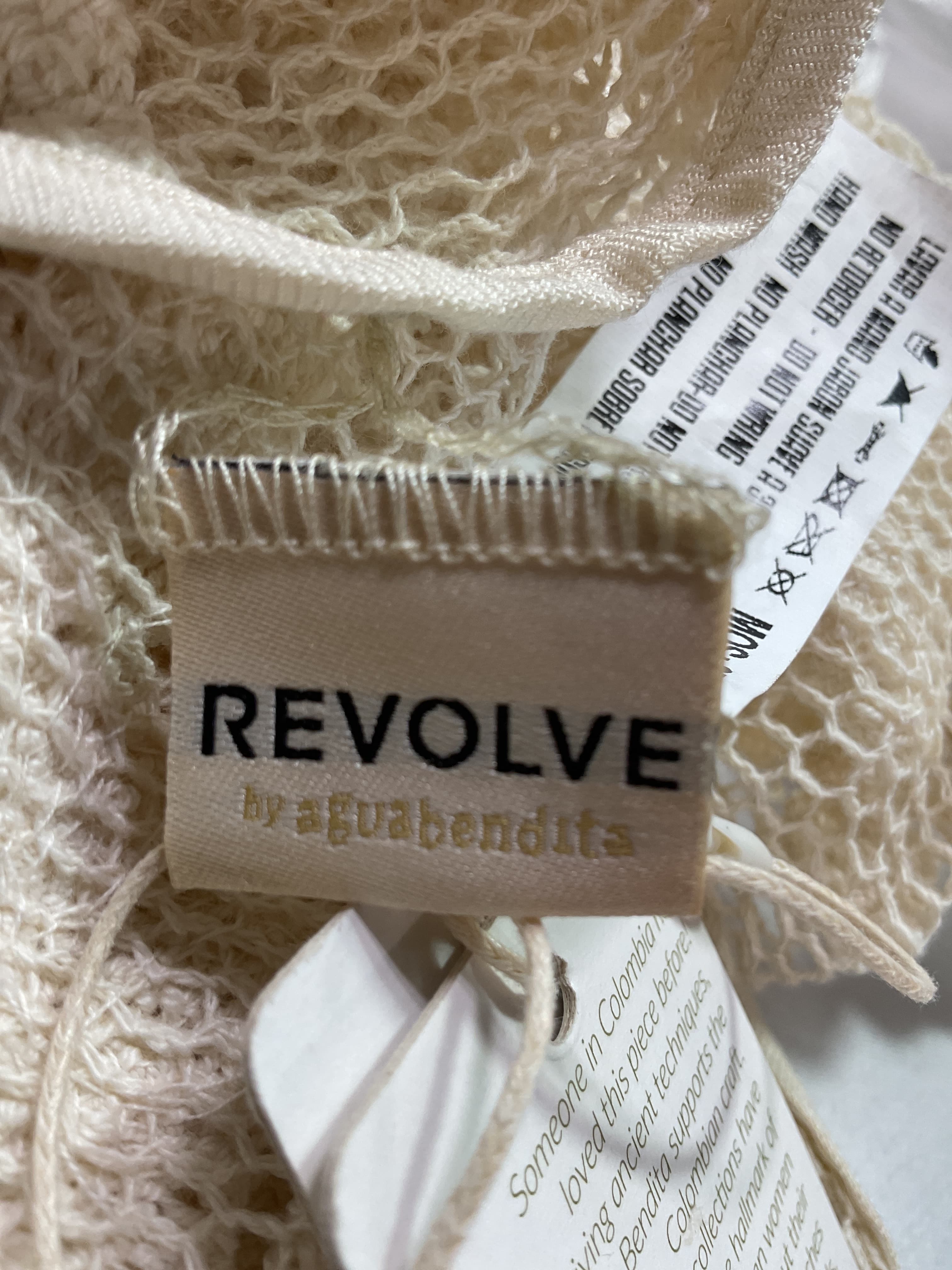 Agua Bendita X Revolve Spritz Halter Top In Ivory - Image 2