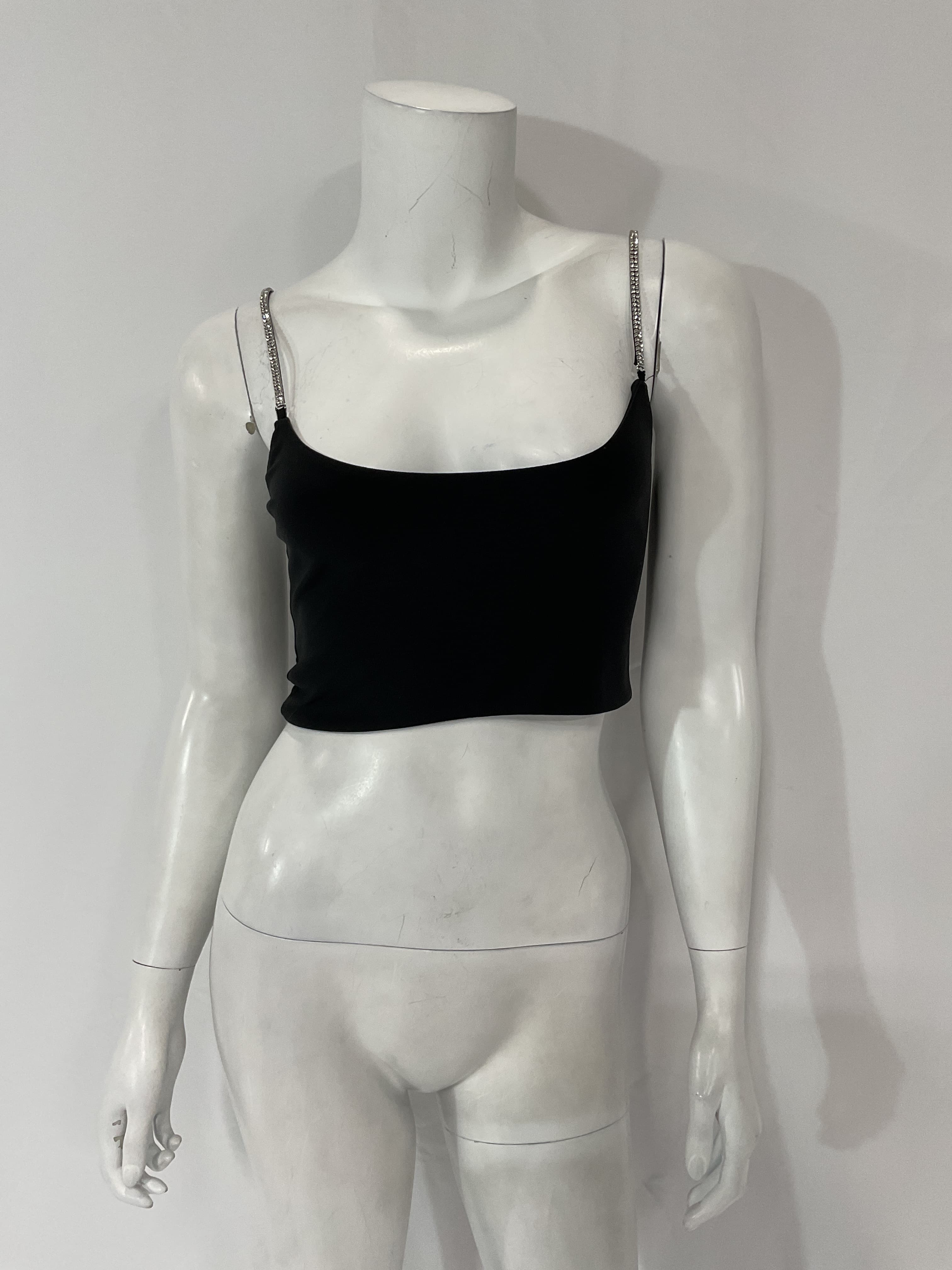 Hugo Crop Top In Black - Image 2