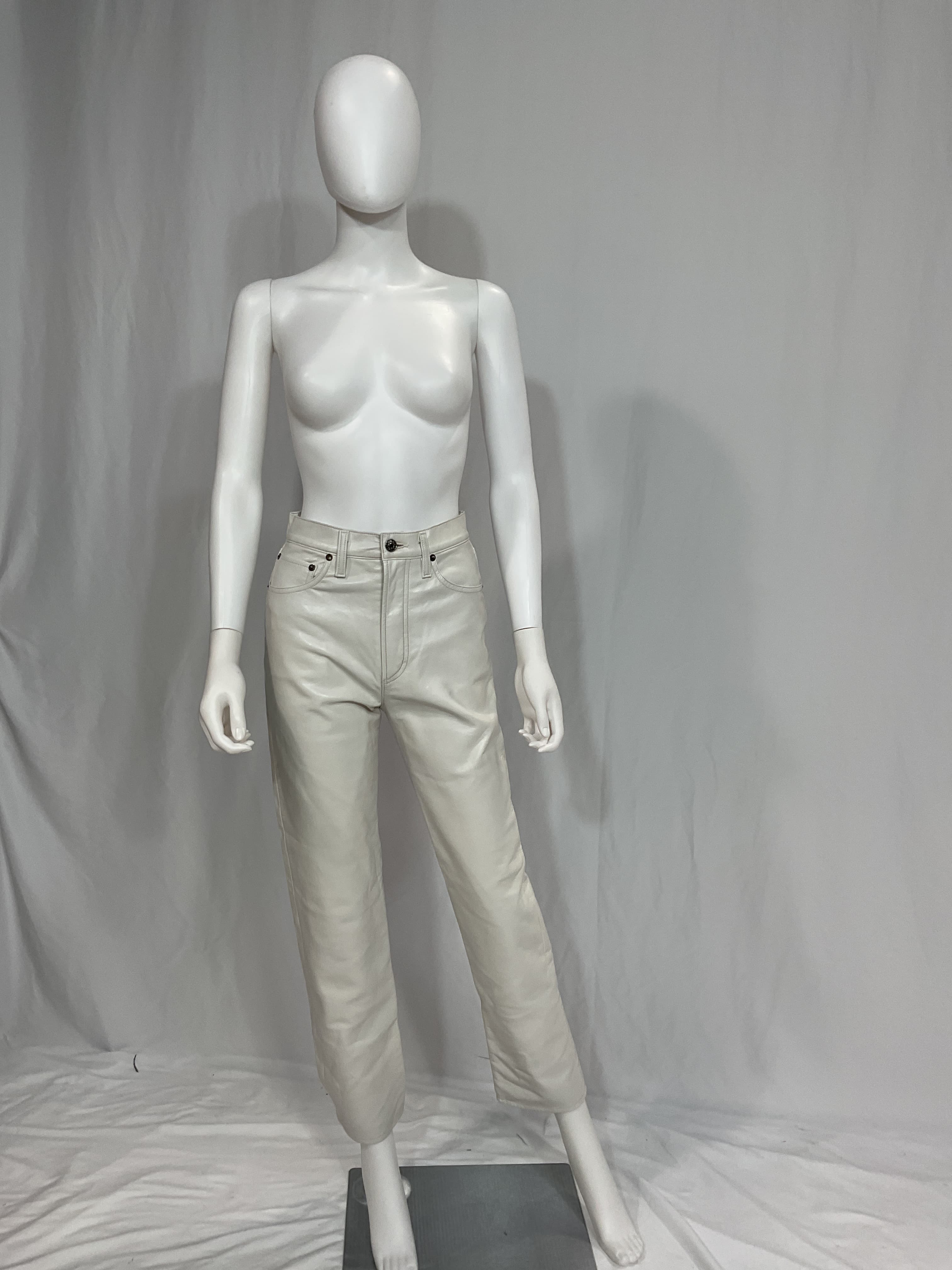 Recycled Leather 90's Pinch Waist - Image 3