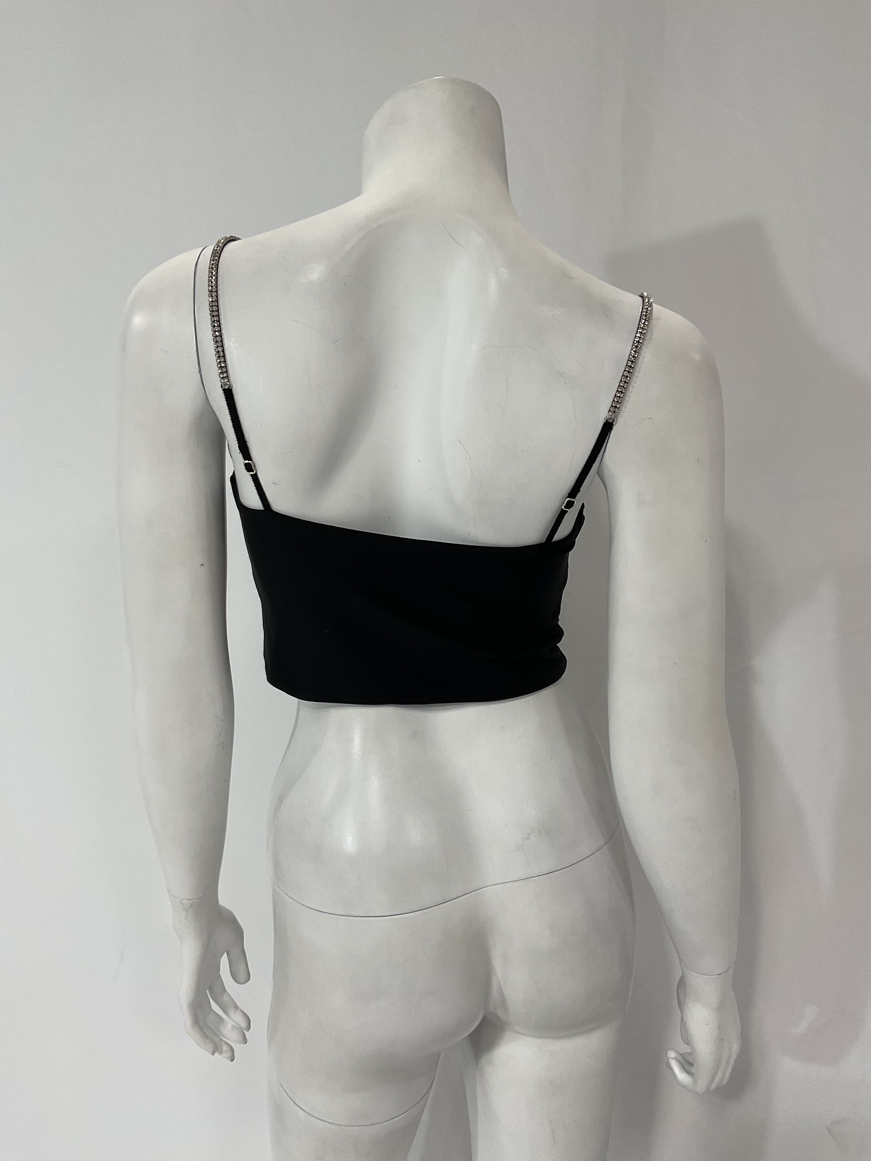 Hugo Crop Top In Black - Image 3
