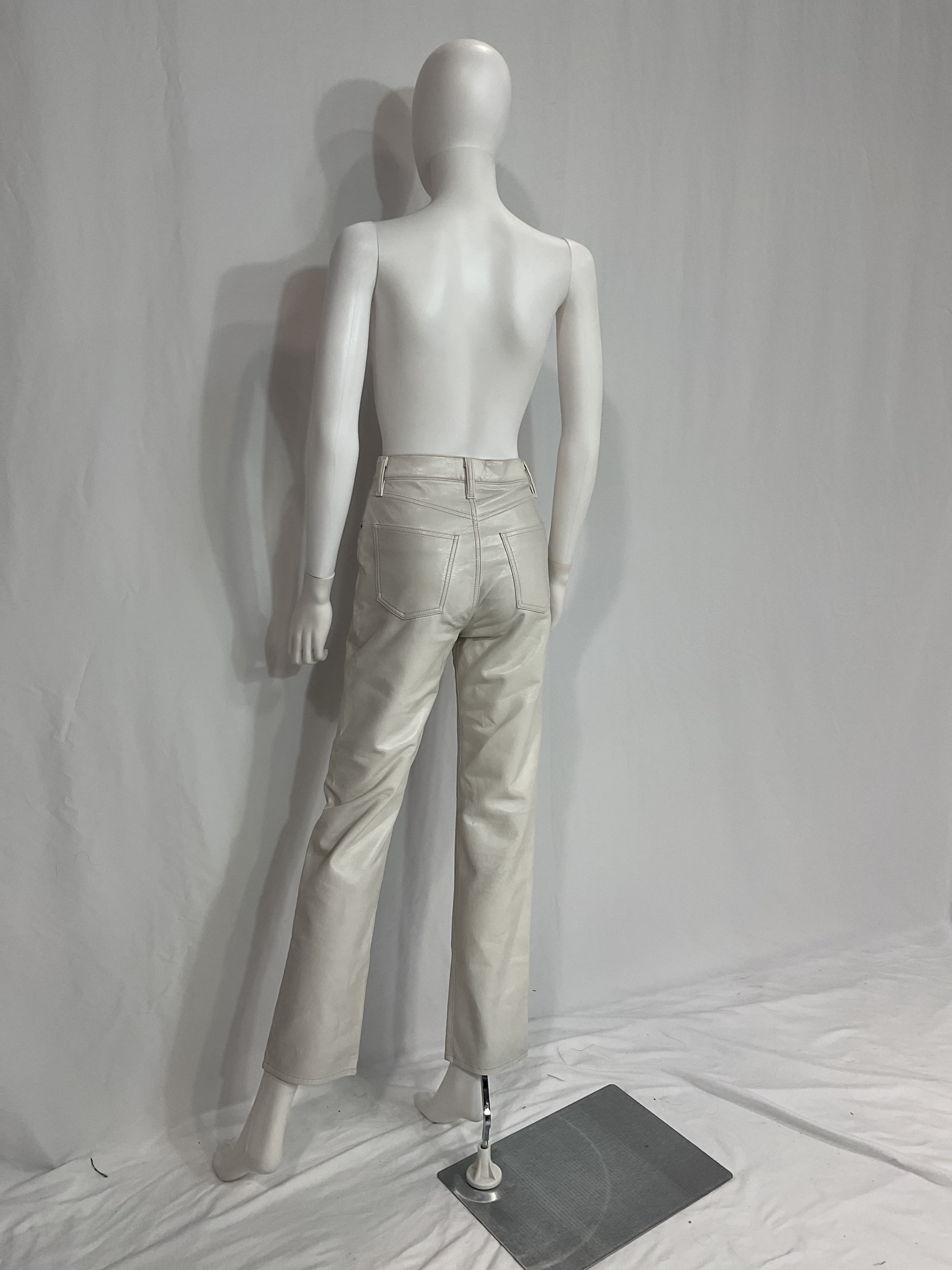 Recycled Leather 90's Pinch Waist - Image 4