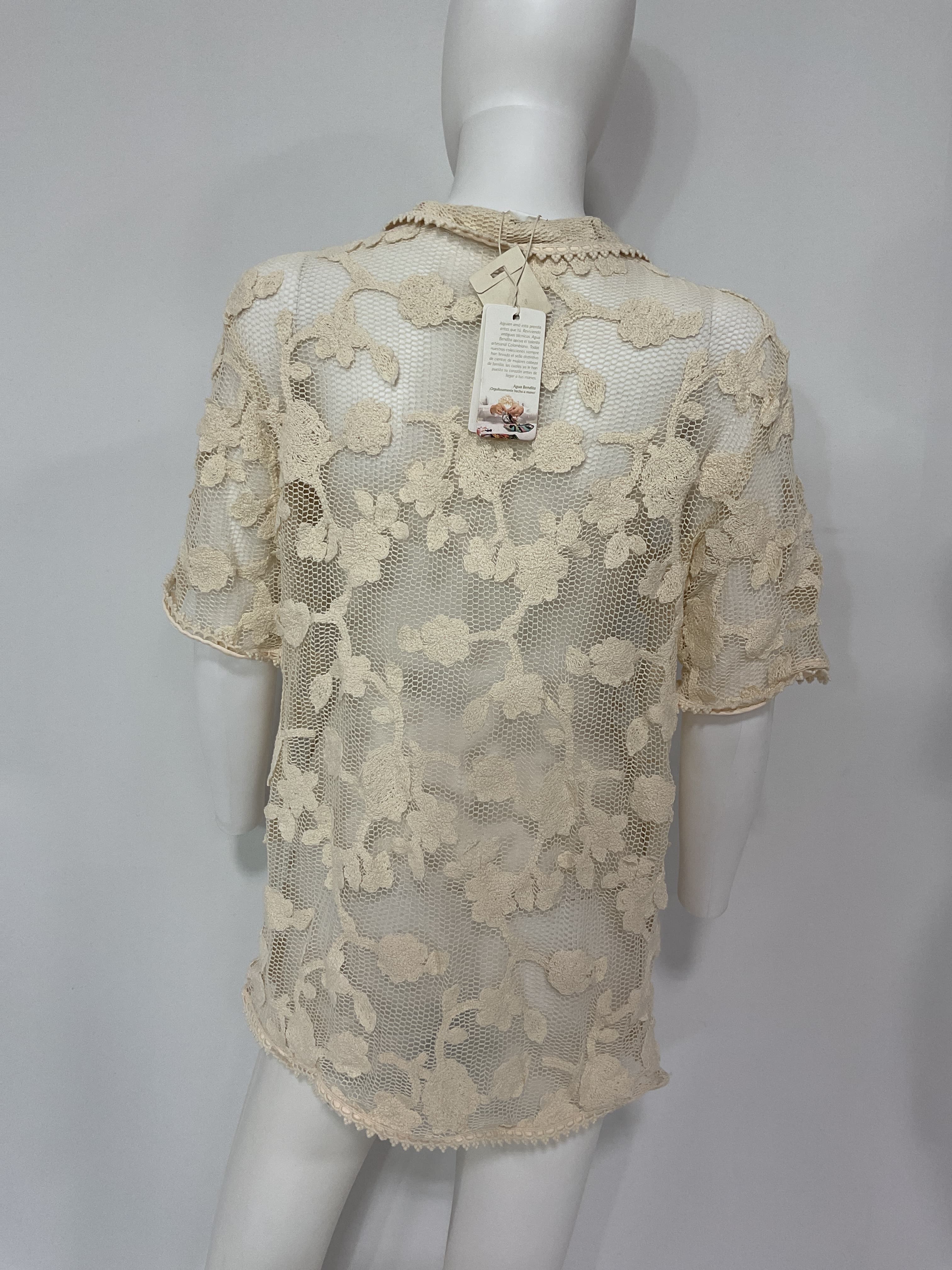 Agua Bendita X Revolve Axel Top In Ivory - Image 2