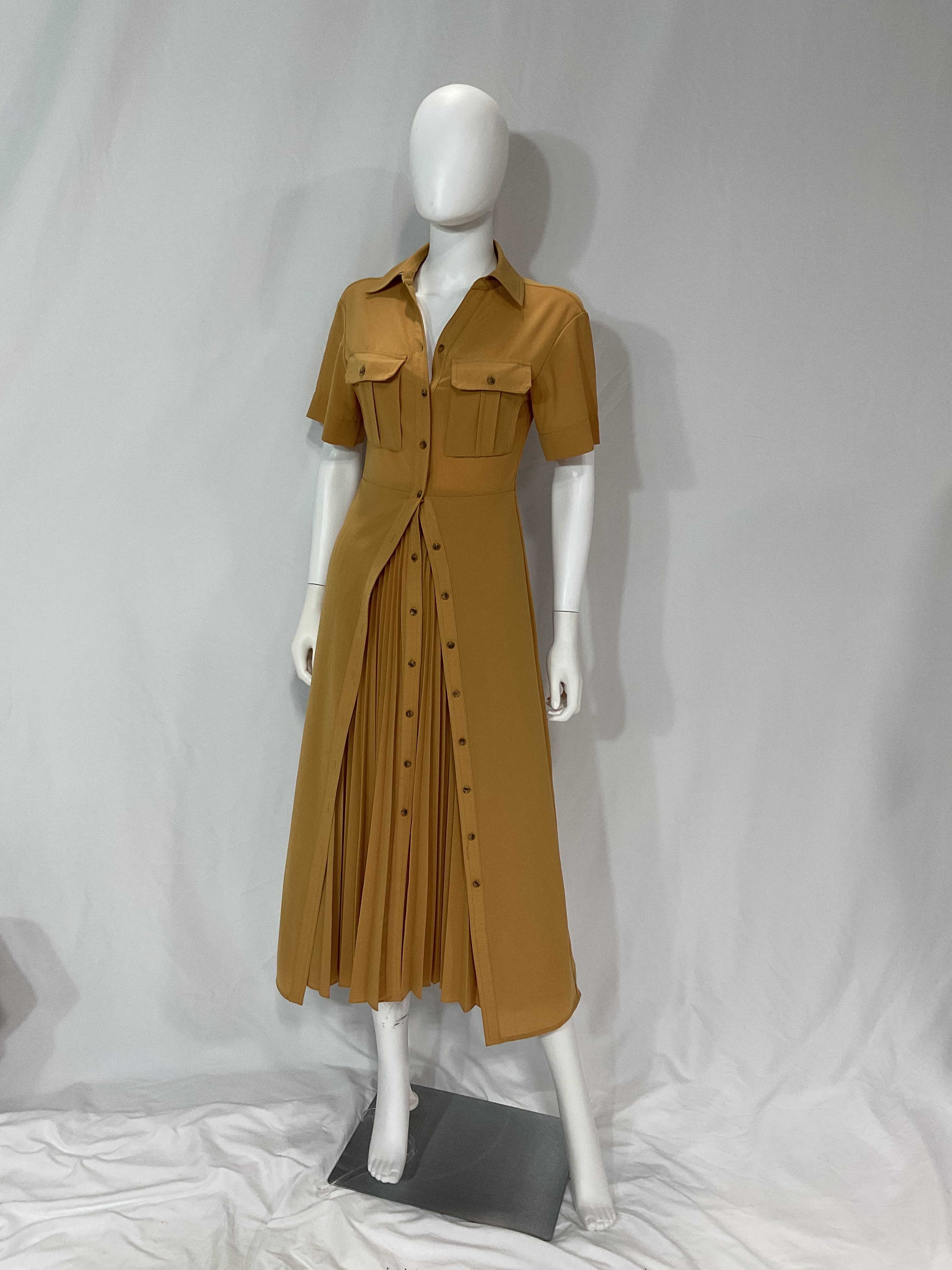Florence Dress In Raffia - Image 2
