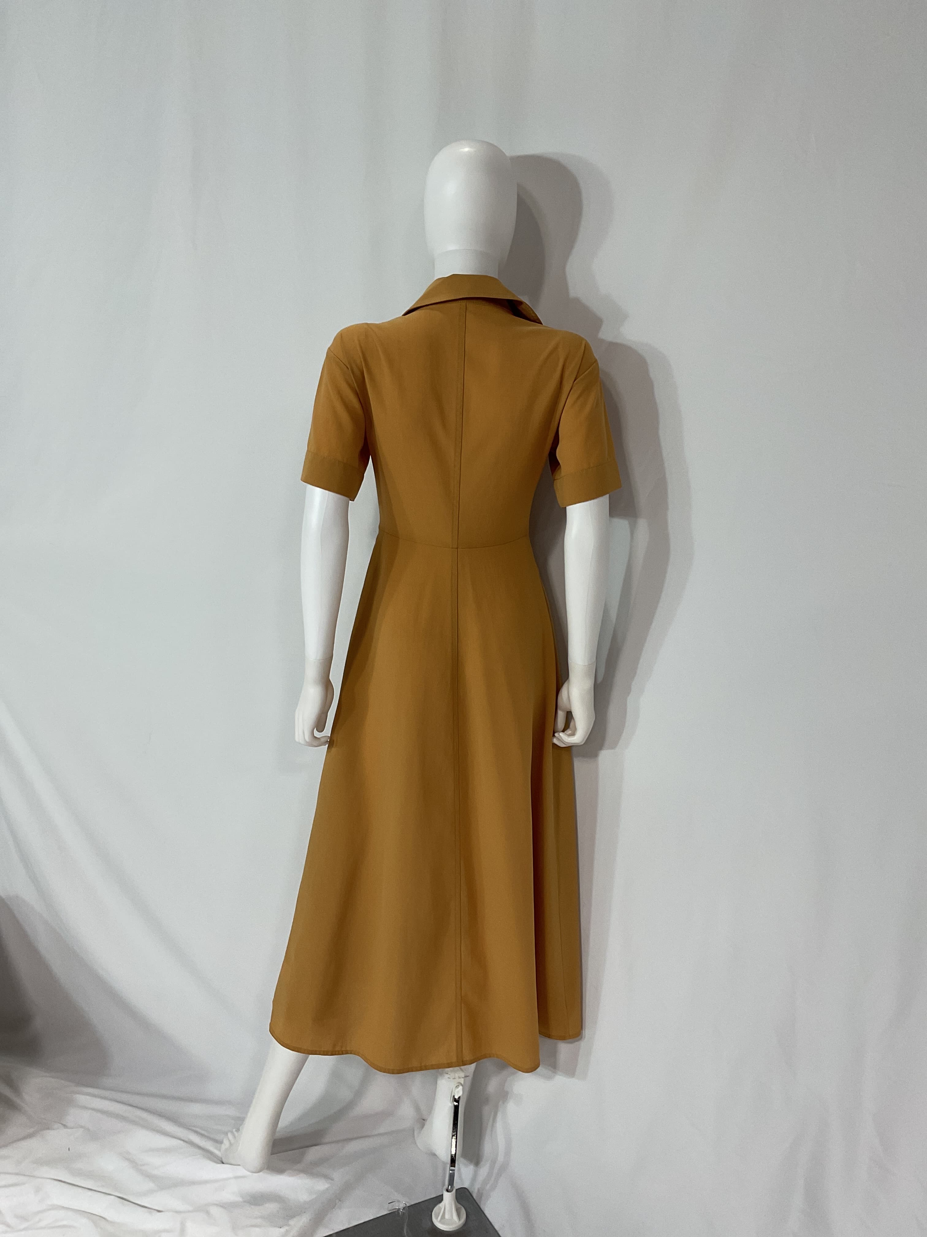Florence Dress In Raffia - Image 3