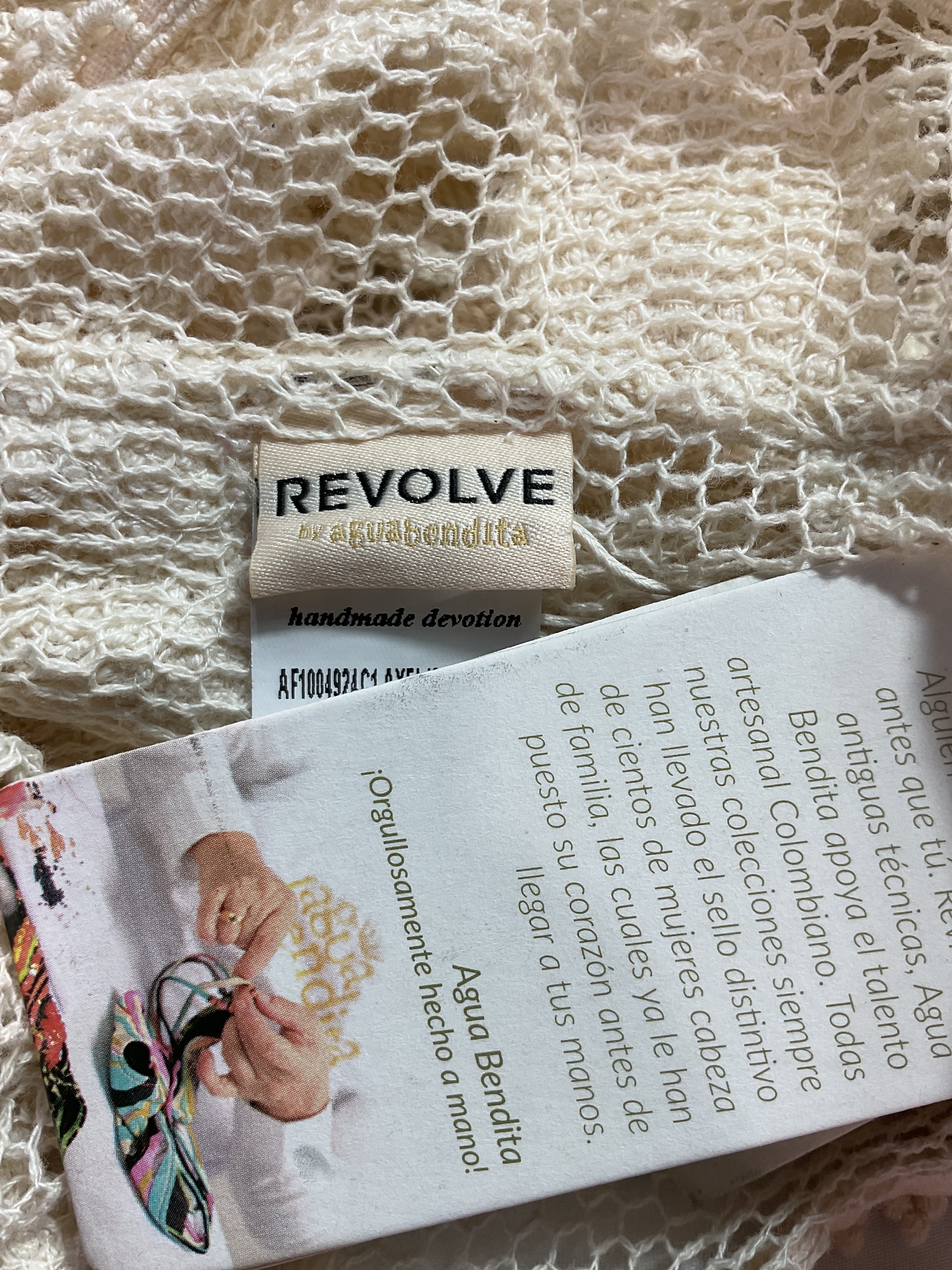 Agua Bendita X Revolve Axel Top In Ivory - Image 4