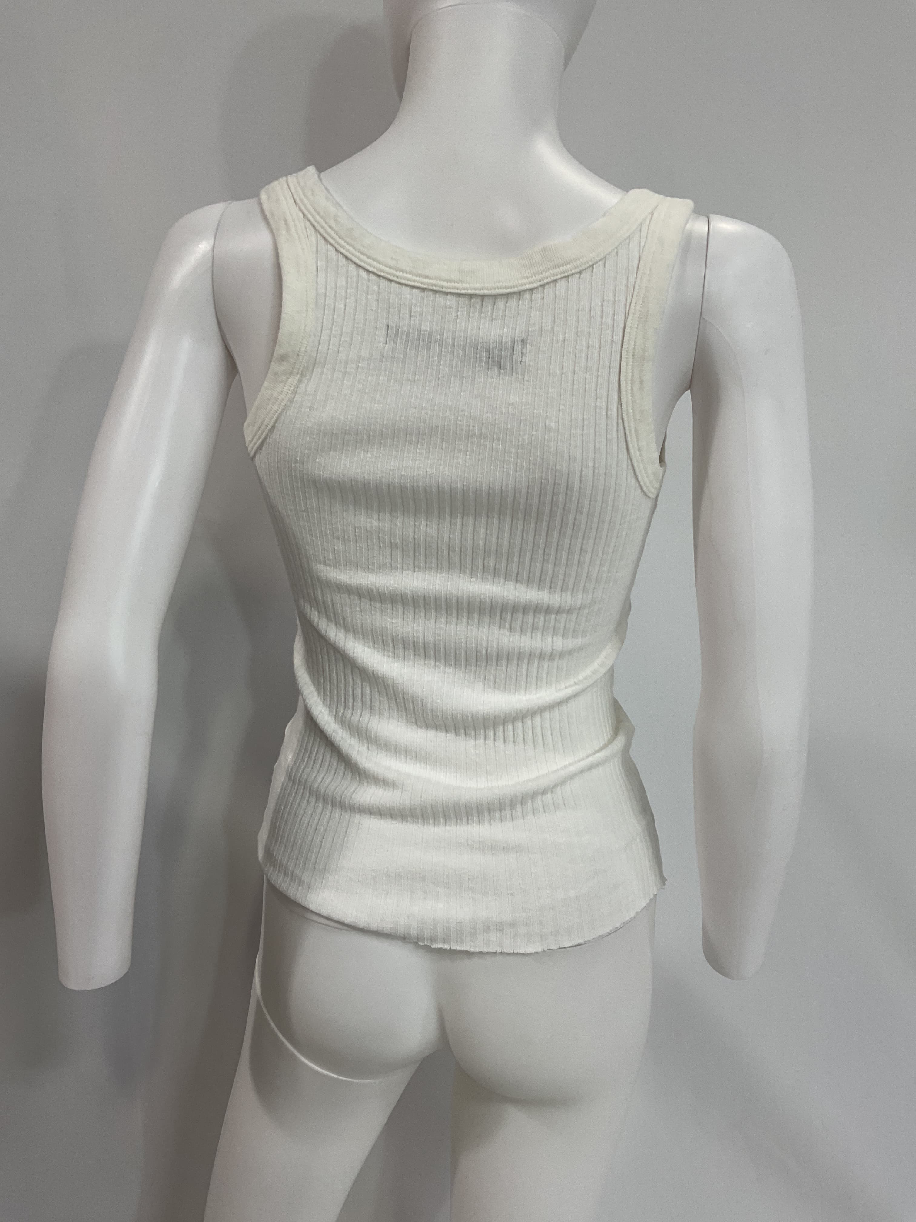 Military Rib Bold Tank In Undyed - Image 2