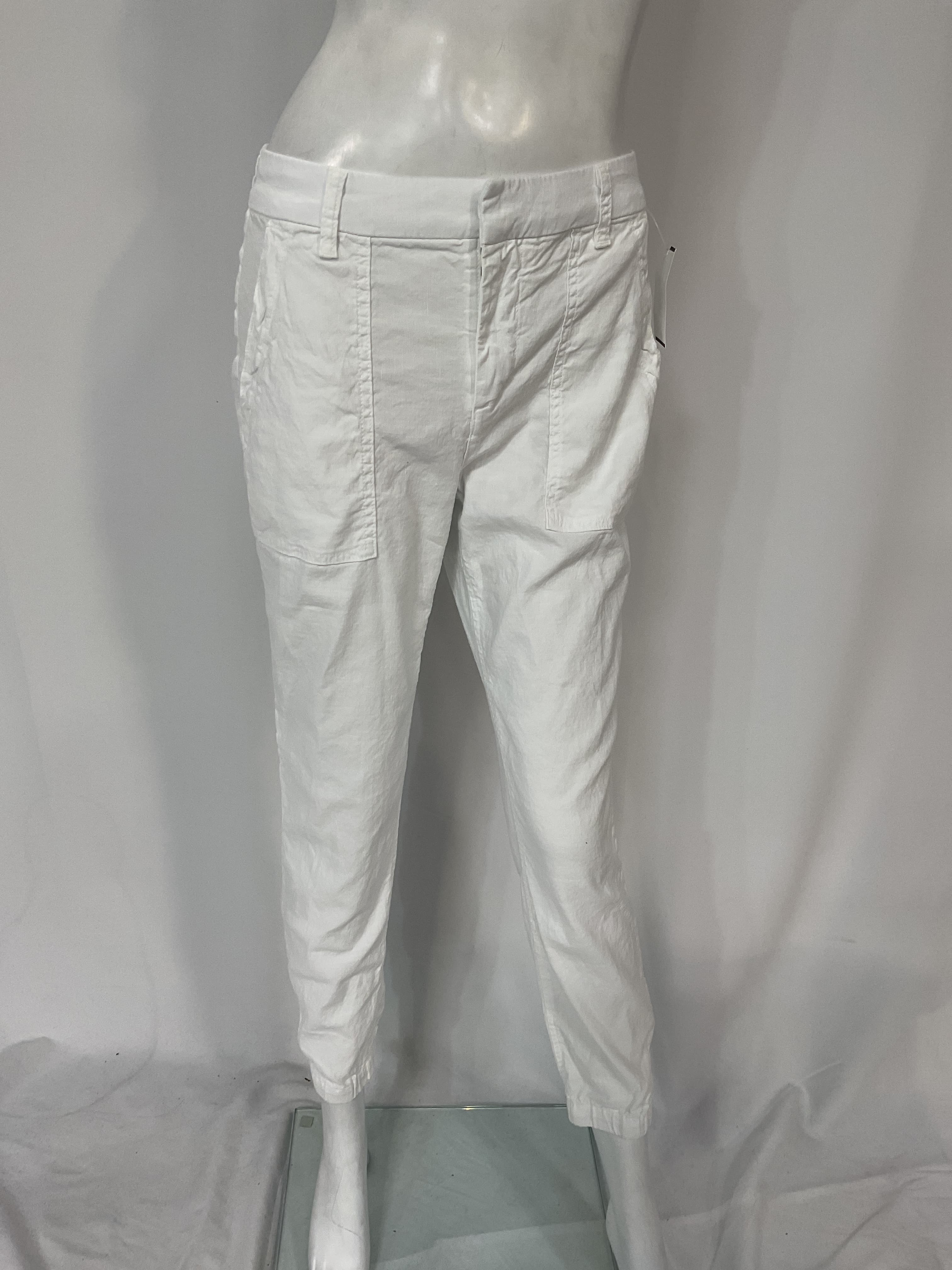 Jameson Jogger Performance In White Performance Linen - Image 2