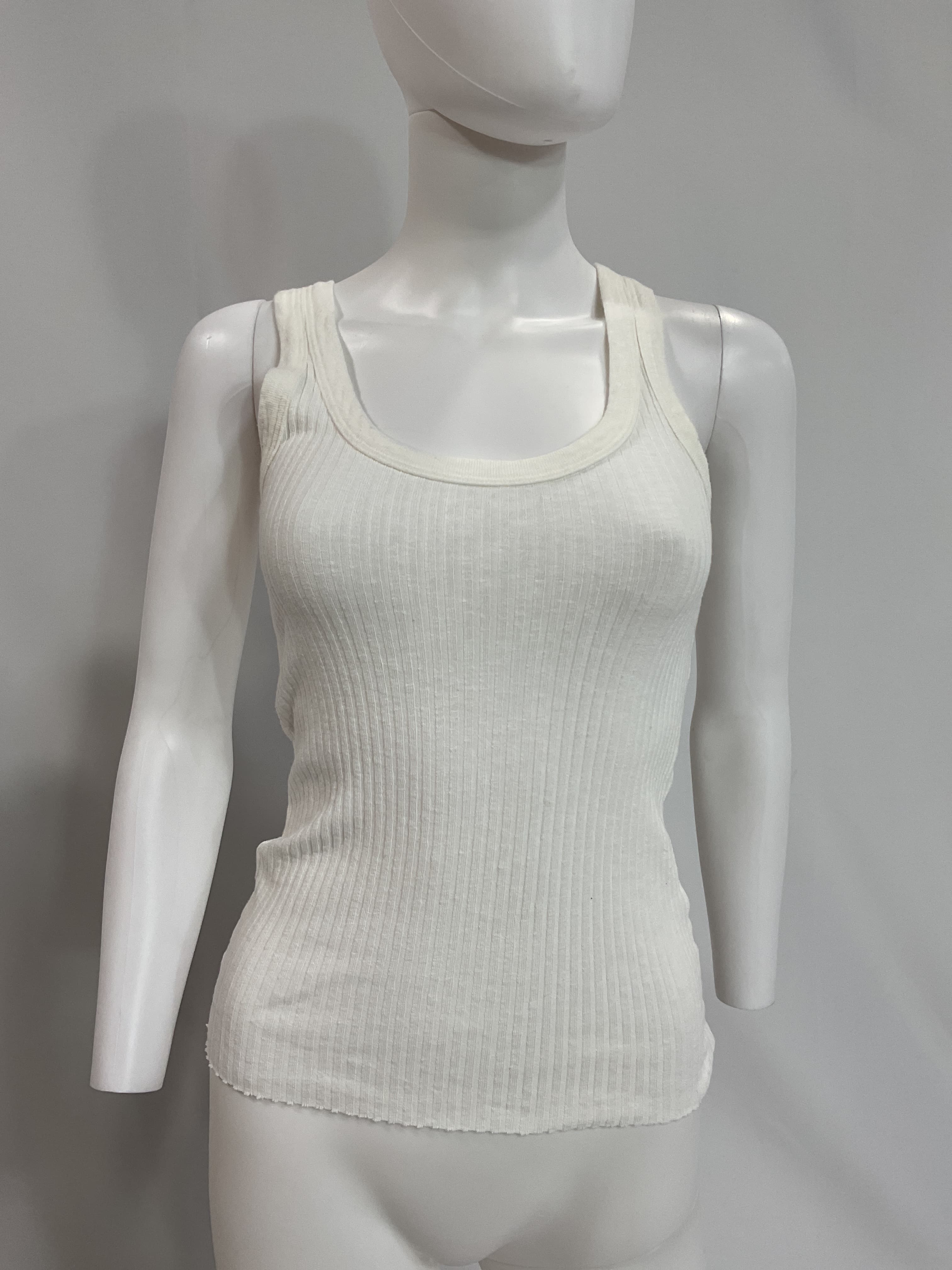 Military Rib Bold Tank In Undyed - Image 4