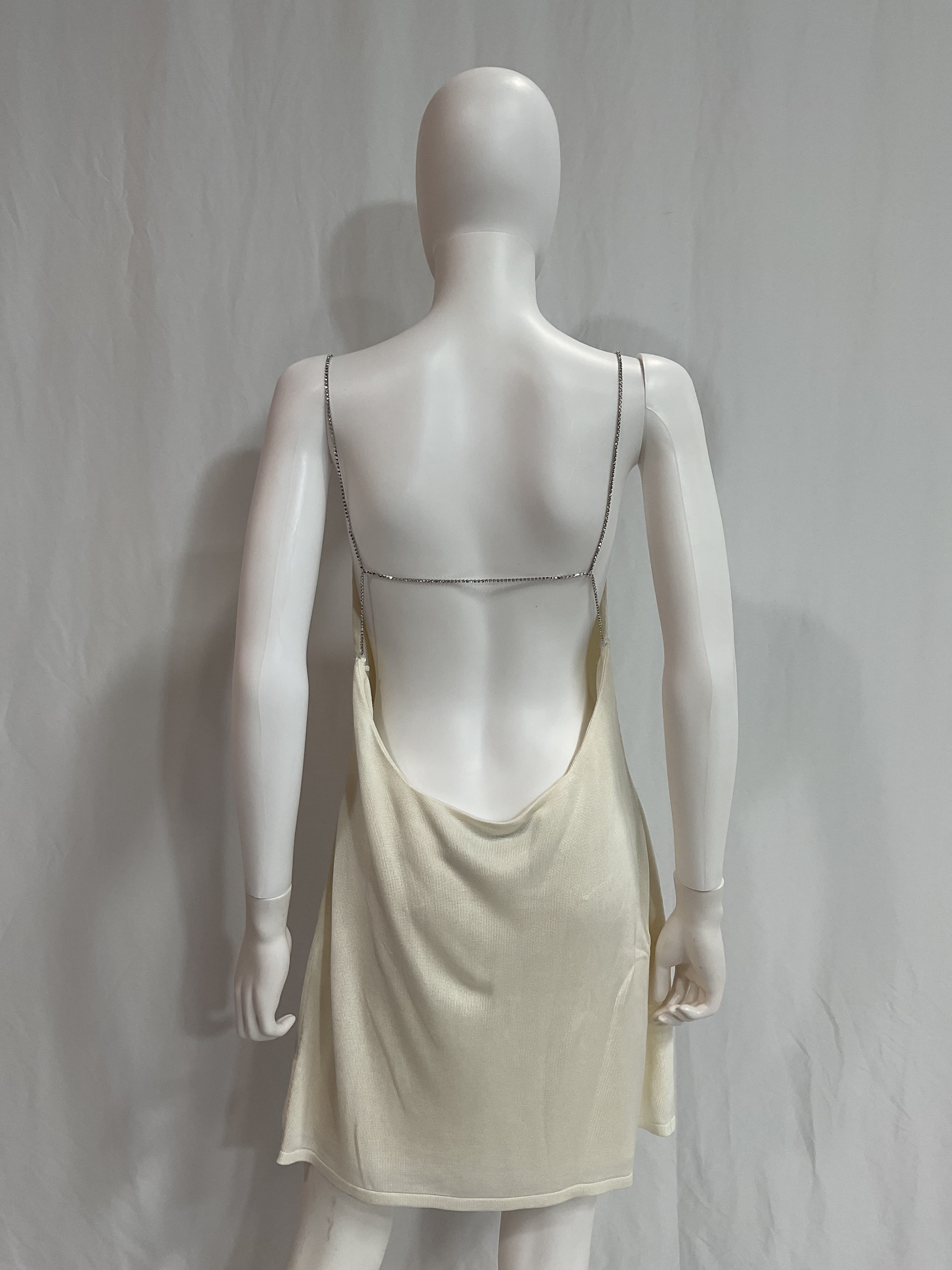 Hira Short Dress In Ivory - Image 3
