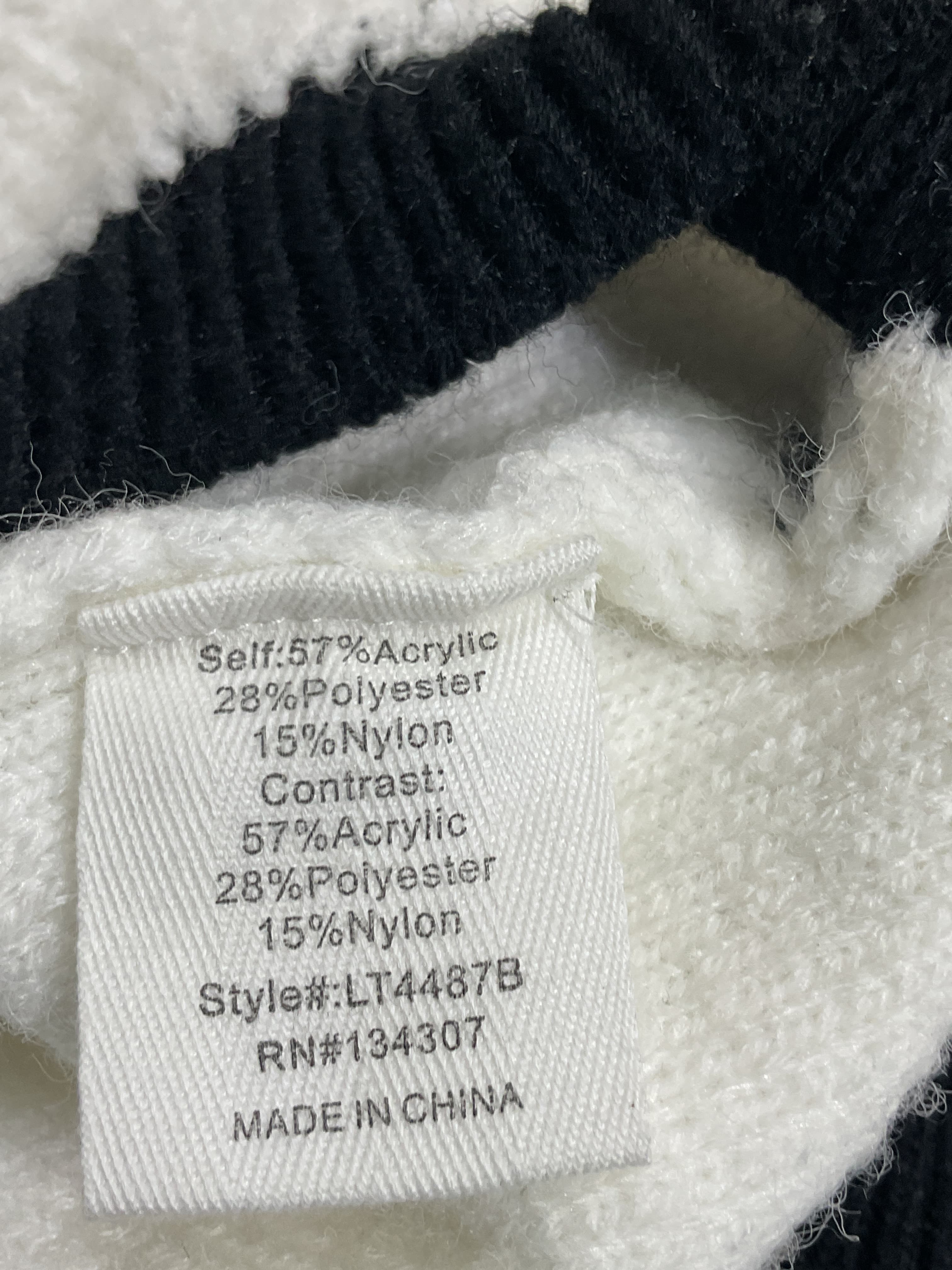Bon Sweater In Ivory & Black - Image 3