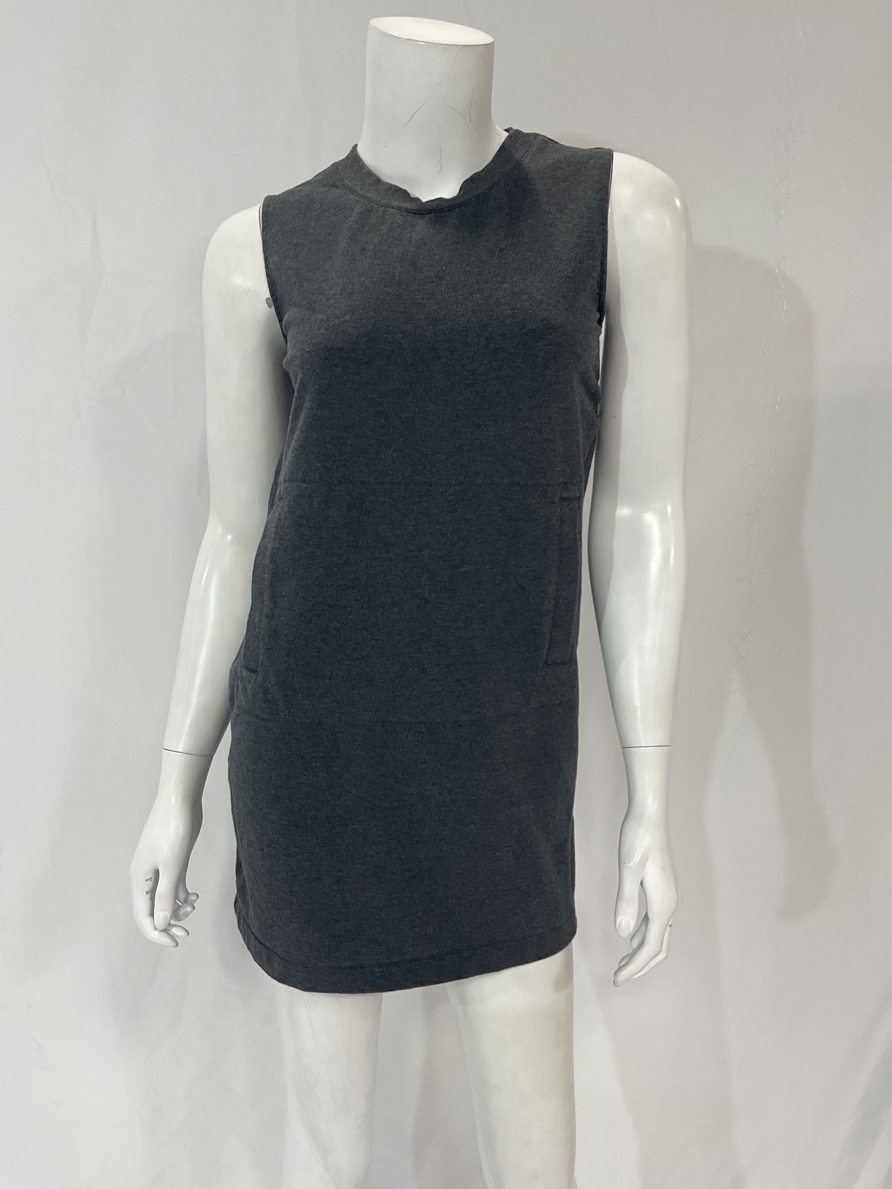 Sleeveless Tailored Terry Mini Dress - Image 3