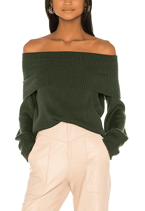 Miso Sweater In Green - Image 1