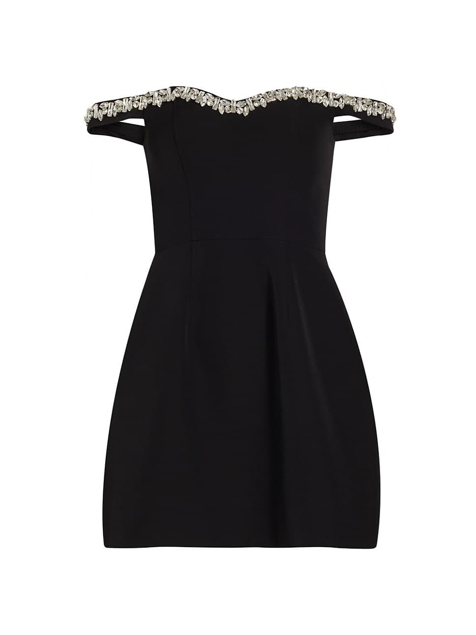 Blaire Embellished Off-The-Shoulder Minidress - Image 1