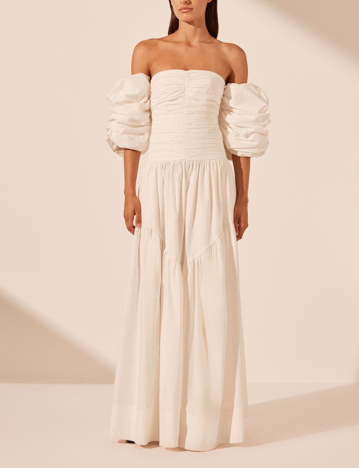 Maiori Contour Ruched Maxi Dress - Image 1