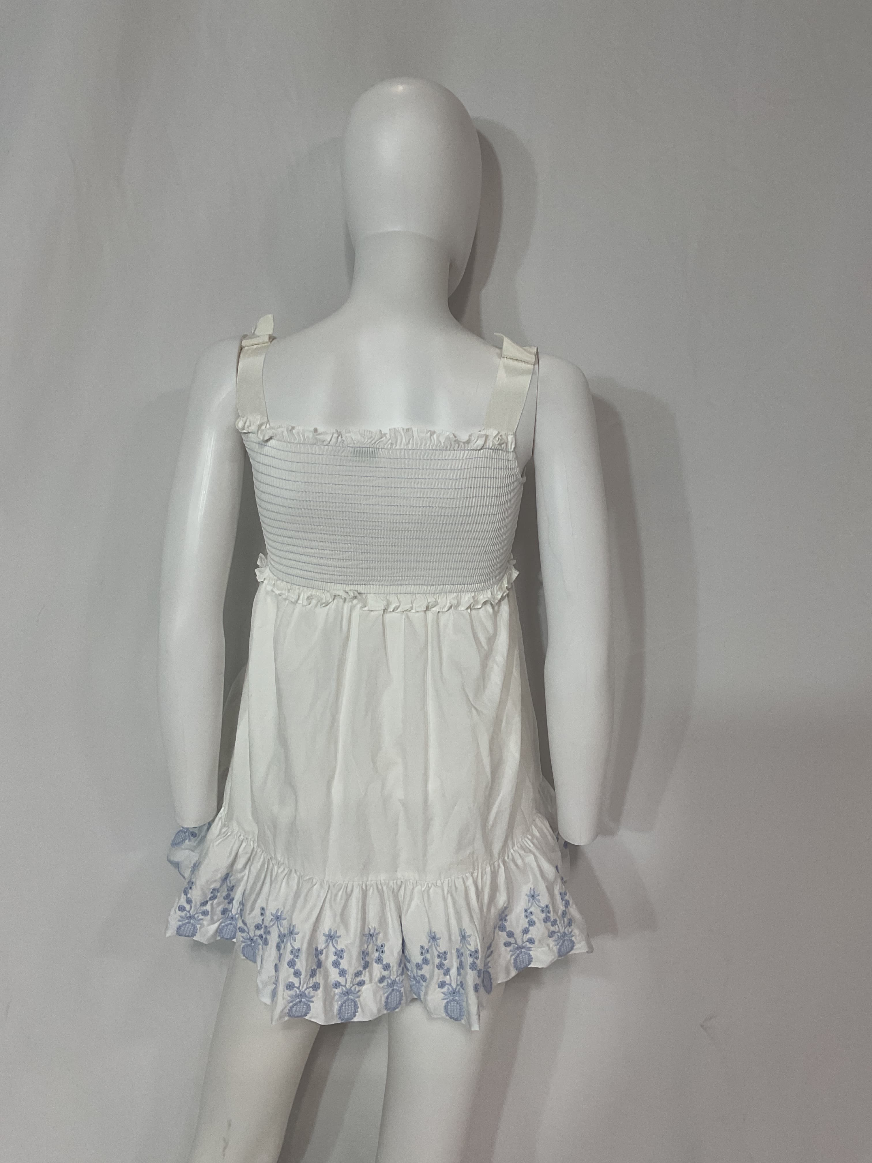 Little Girl's & Girl's Cotton Smocked Dress - Image 2