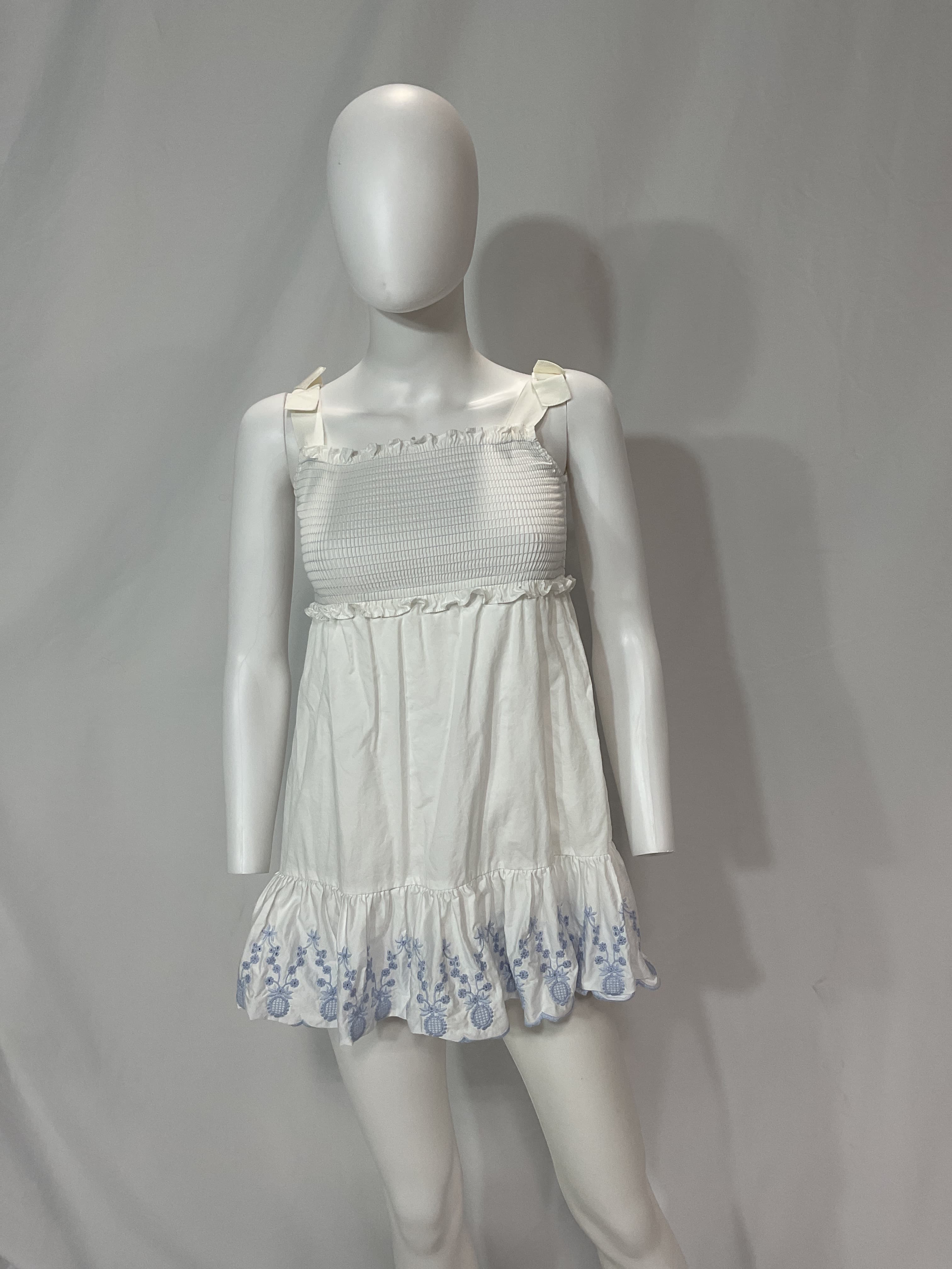 Little Girl's & Girl's Cotton Smocked Dress - Image 3