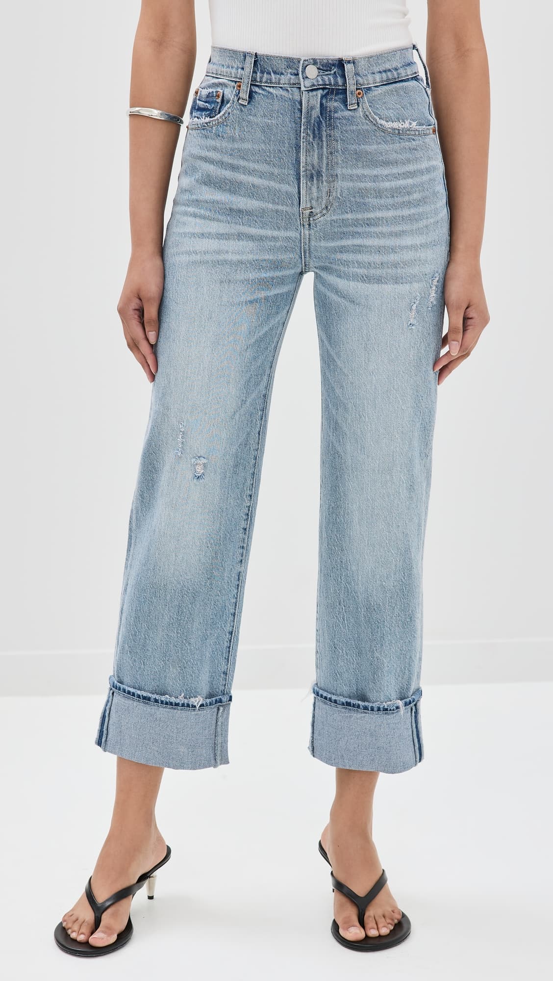 Denim Cassie Crop Jeans - Image 1