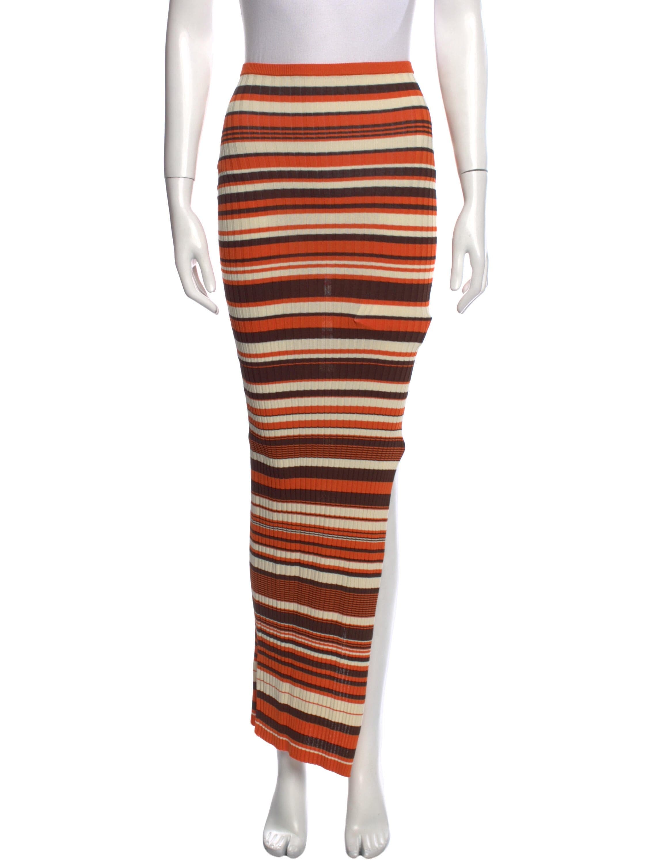 Striped Long Skirt - Image 1