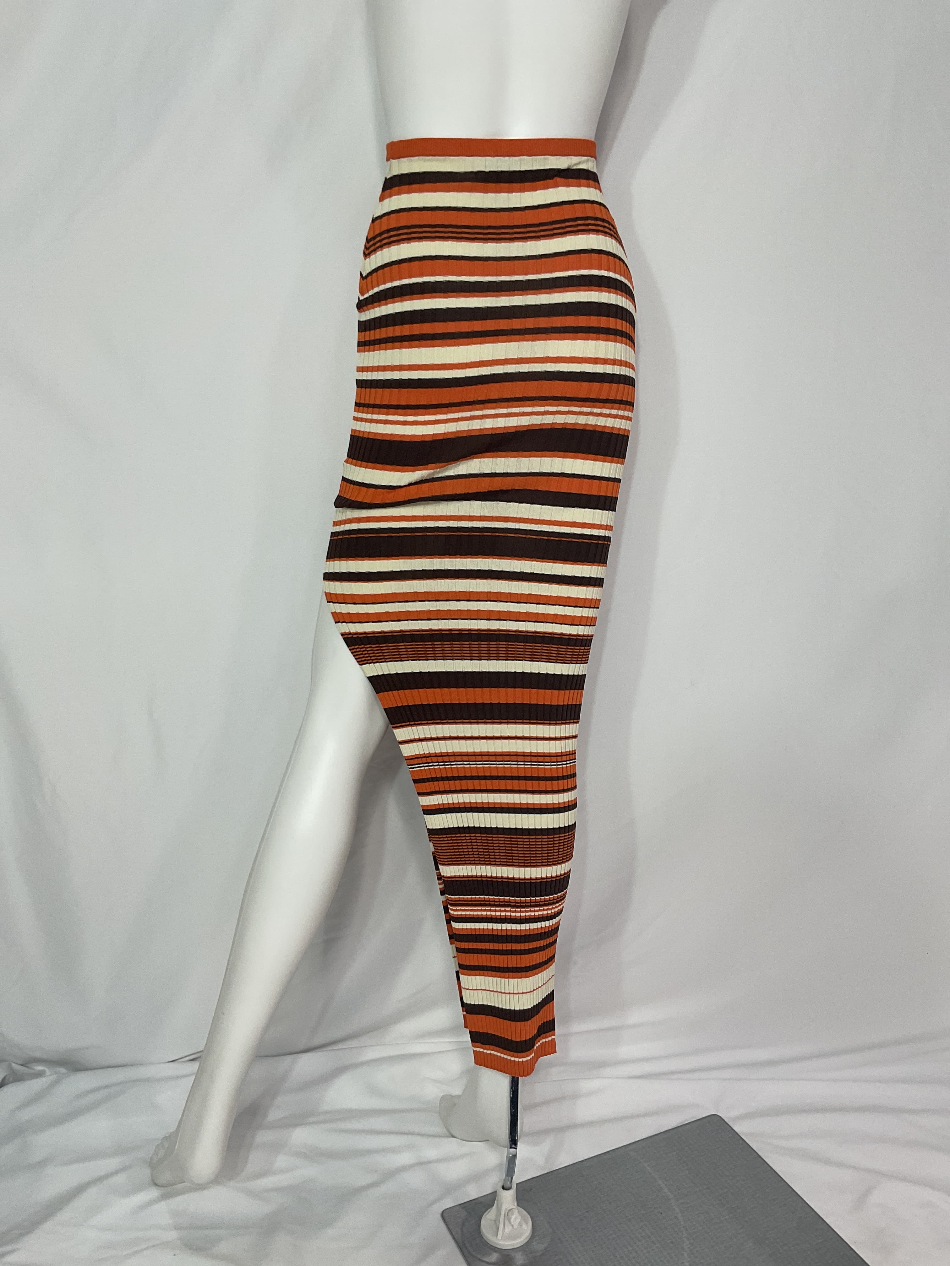 Striped Long Skirt - Image 2