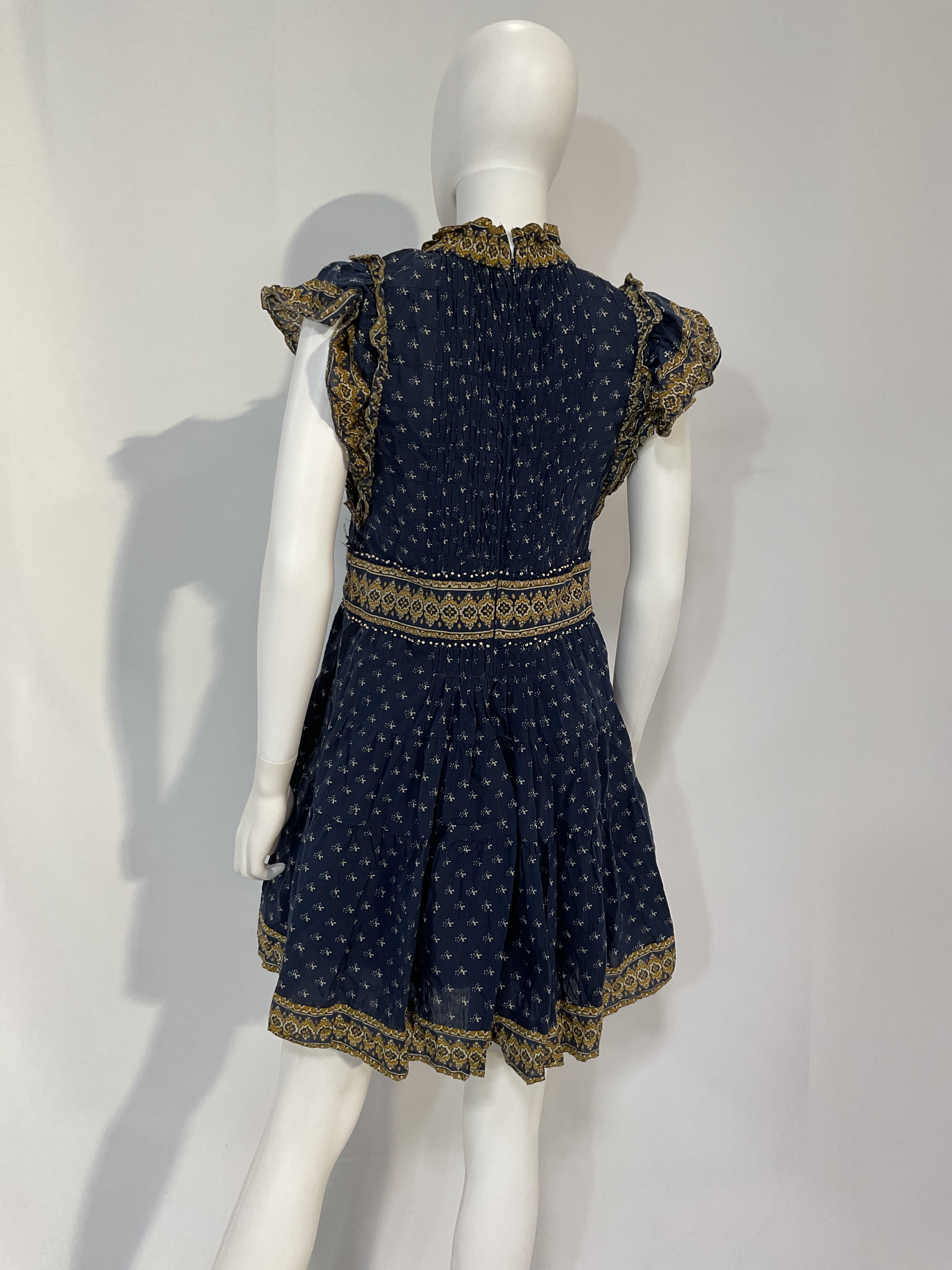 Arlita Print Flutter Sleeve Tunic Dress - Image 2