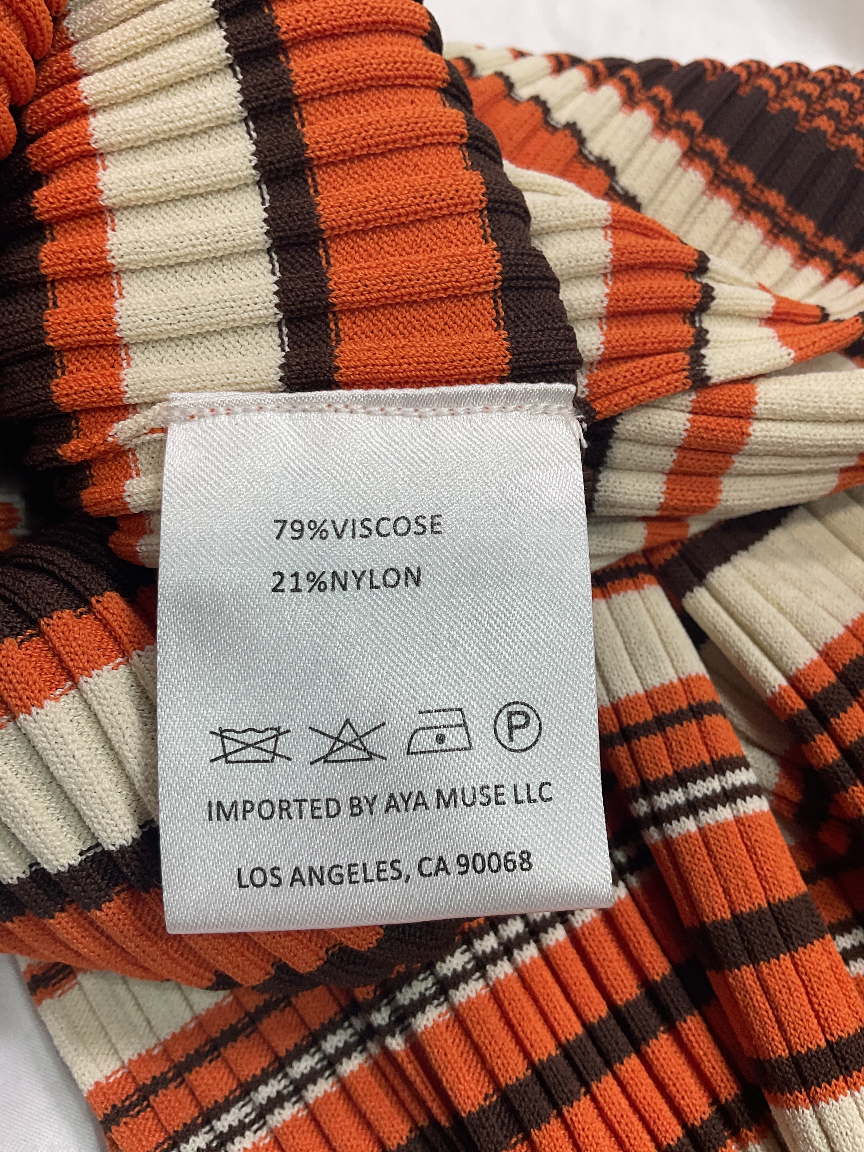 Striped Long Skirt - Image 3